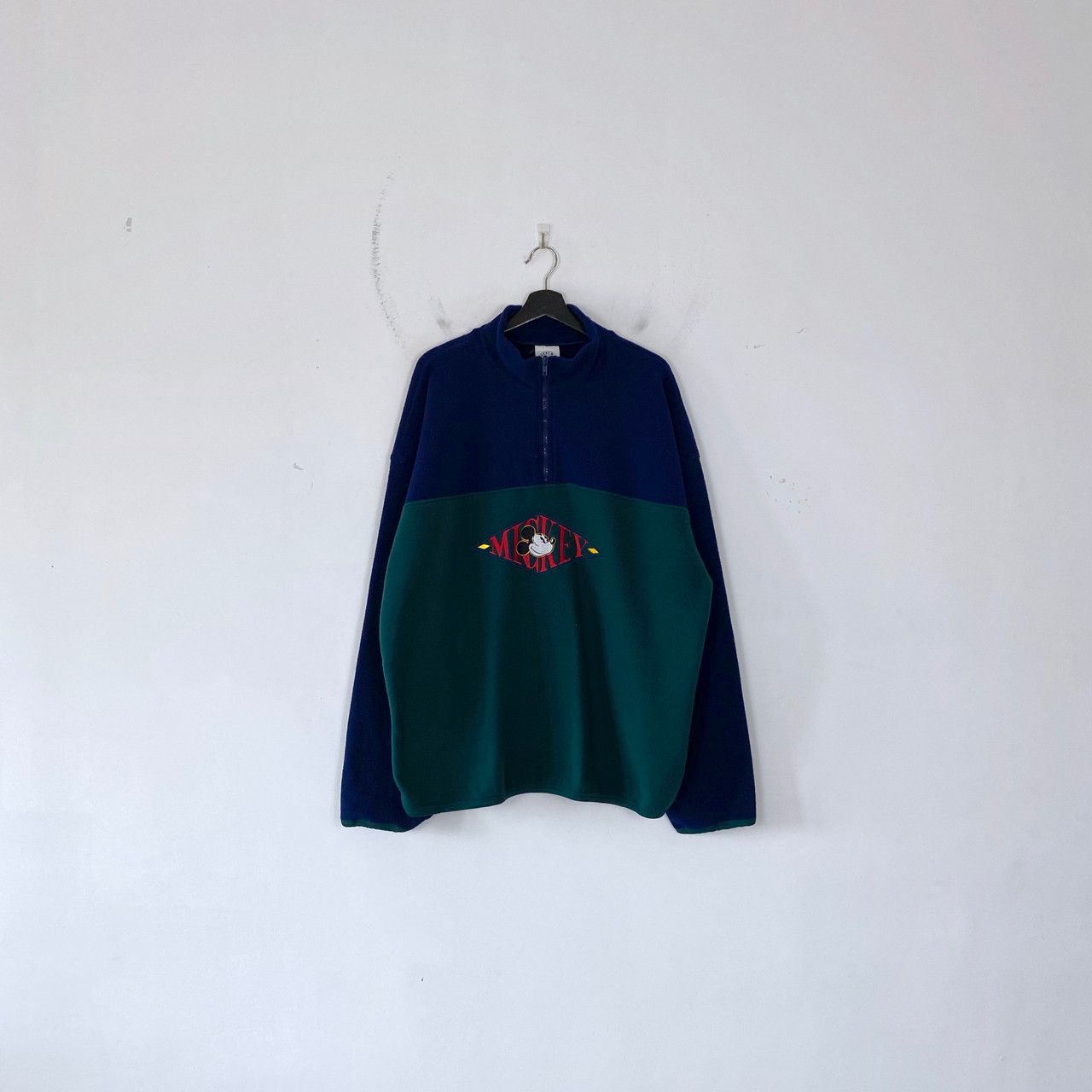 Vintage VINTAGE DISNEY MICKEY MOUSE HALF-ZIP FLEECE Size US XL / EU 56 / 4 - 1 Thumbnail