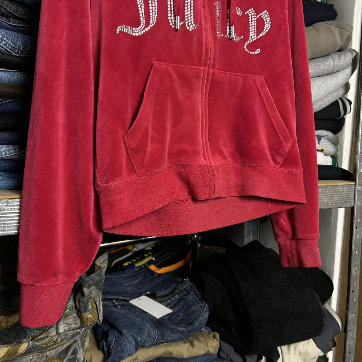 Juicy Couture Womens Juicy Couture Big Logo Strazes y2k opium zip hoodie Size S / US 4 / IT 40 - 3 Thumbnail