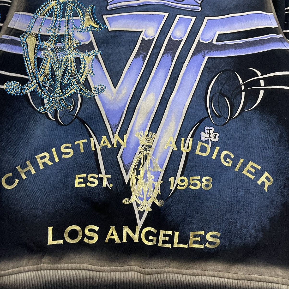 Christian Audigier Vintage Christian Audigier Los Angeles Print Hoodie Size US S / EU 44-46 / 1 - 19 Thumbnail