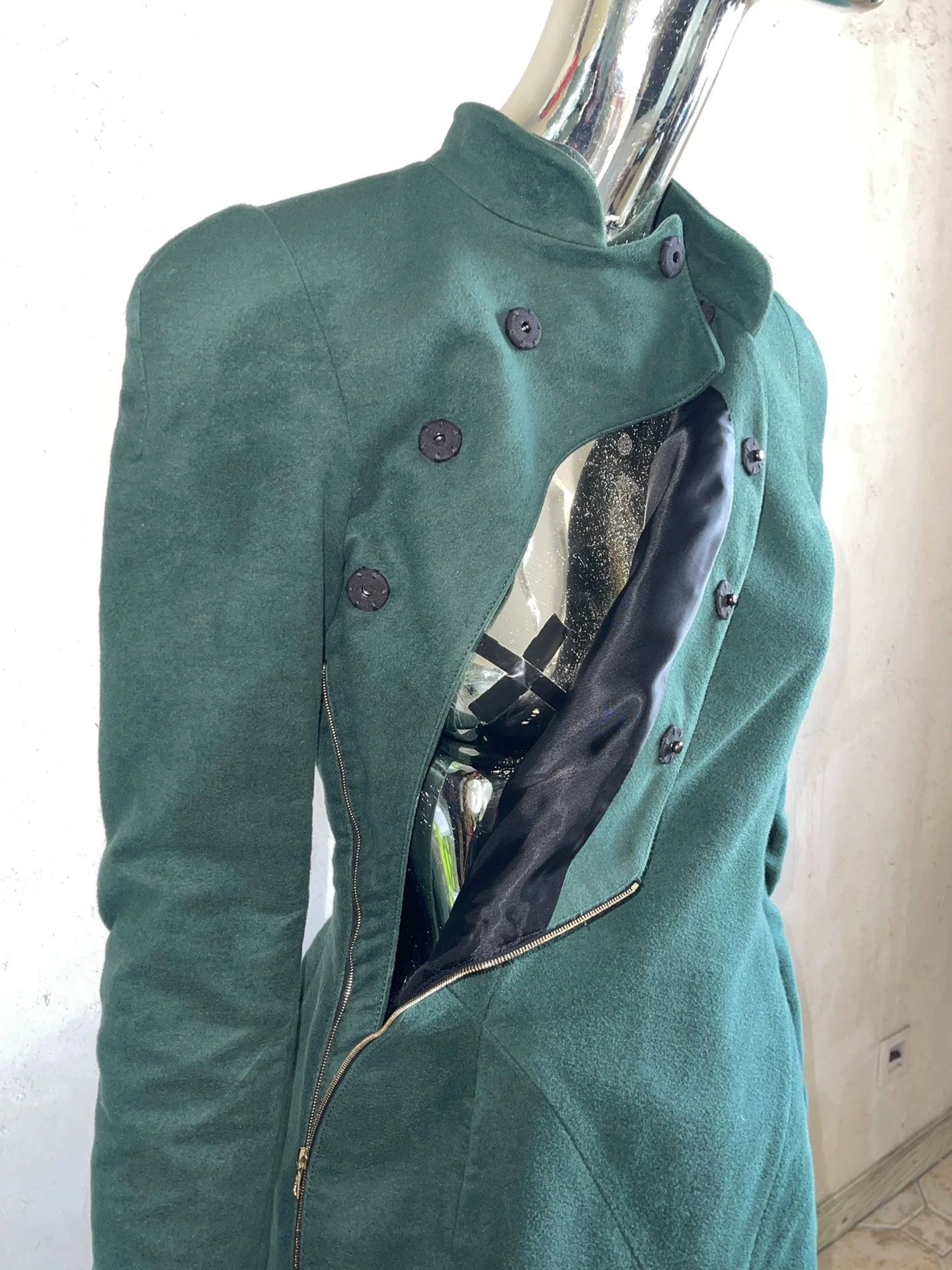 Other Samuel Gui Yang 18AW NOS Green Cheongsam Dress Size 10 Size L / US 10 / IT 46 - 4 Thumbnail