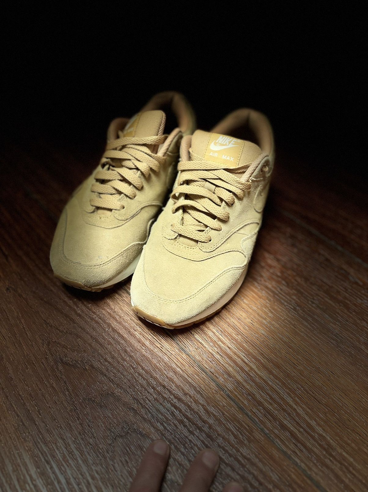 image of Nike x Vintage Air Max 1 Premium 'wheat' () Shoes in New Wheat, Men's (Size 9)