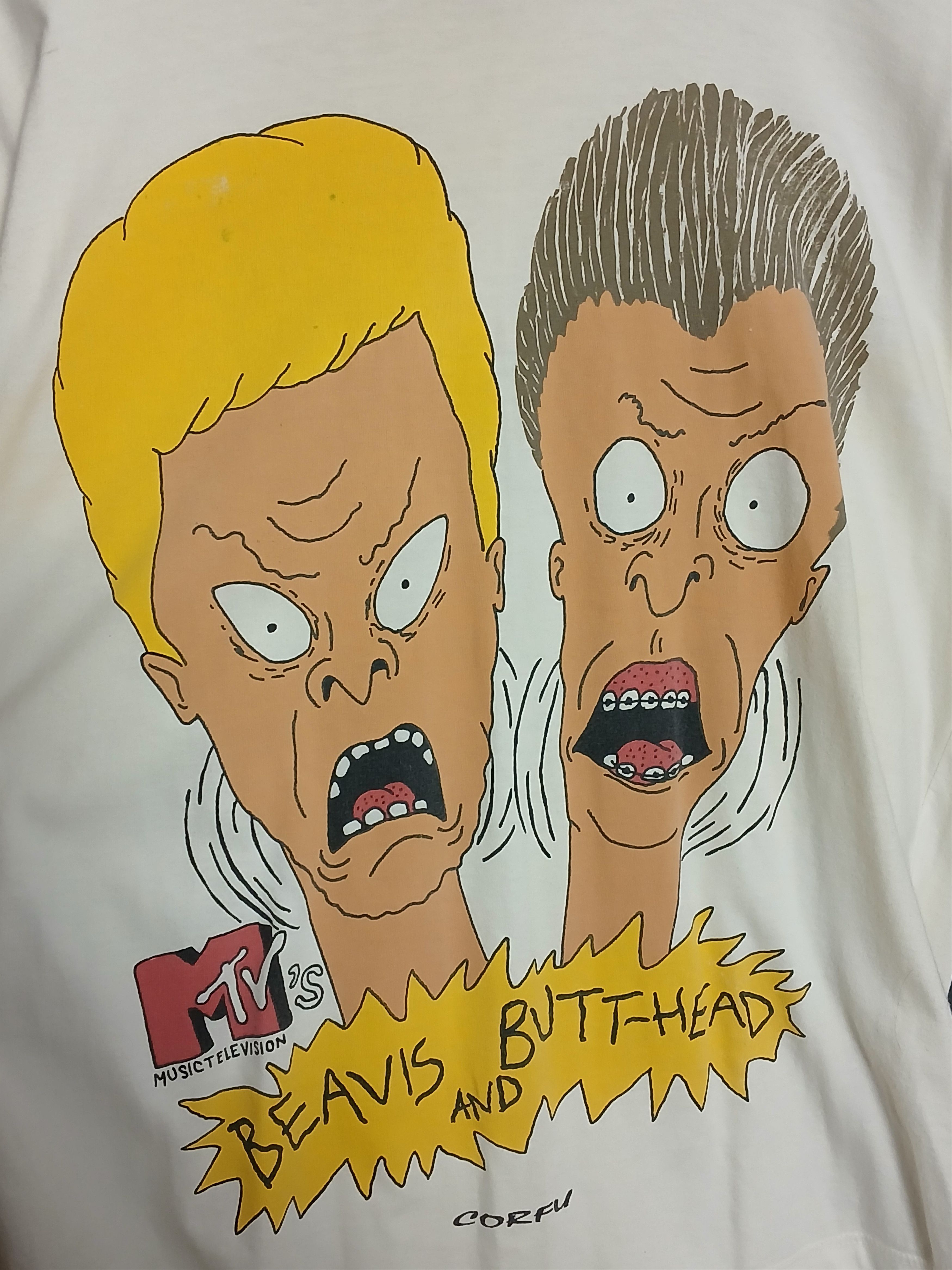 Mtv Vintage MTV Beavis And Butt-Head T-Shirt Size US M / EU 48-50 / 2 - 3 Thumbnail
