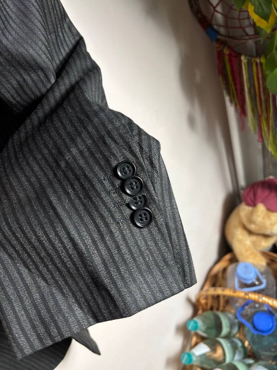 Other Ing Loro Piana Wool Striped Lined Blazer Men's 44 EU 54R Size 44R - 6 Thumbnail