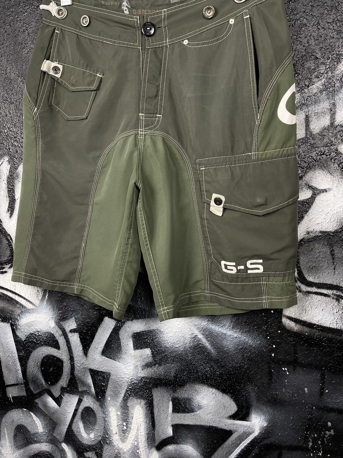 G-Star G Star RAW Lightweight Swimming Shorts Big Logo Men’s Size M Size US 32 / EU 48 - 3 Thumbnail