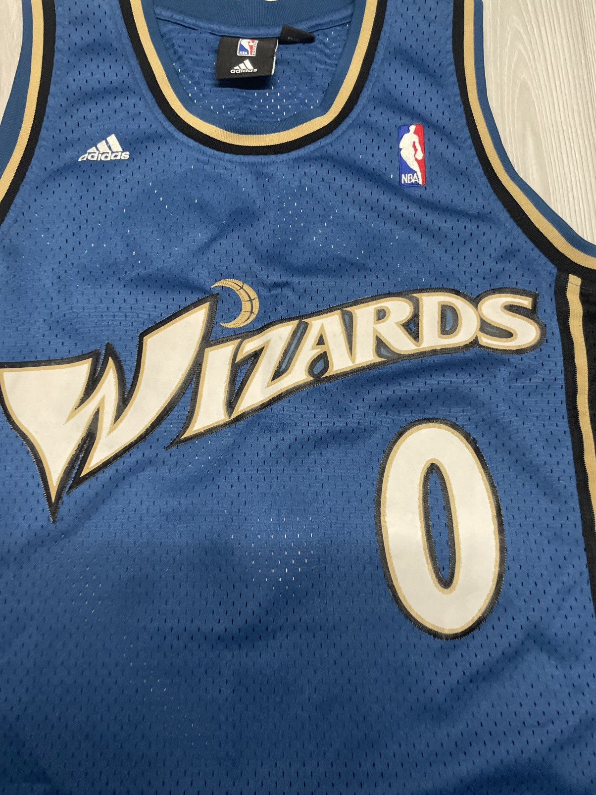 Adidas Vintage Adidas Washington Wizzards #0 Gilbert Arenas NBA Size US S / EU 44-46 / 1 - 5 Thumbnail