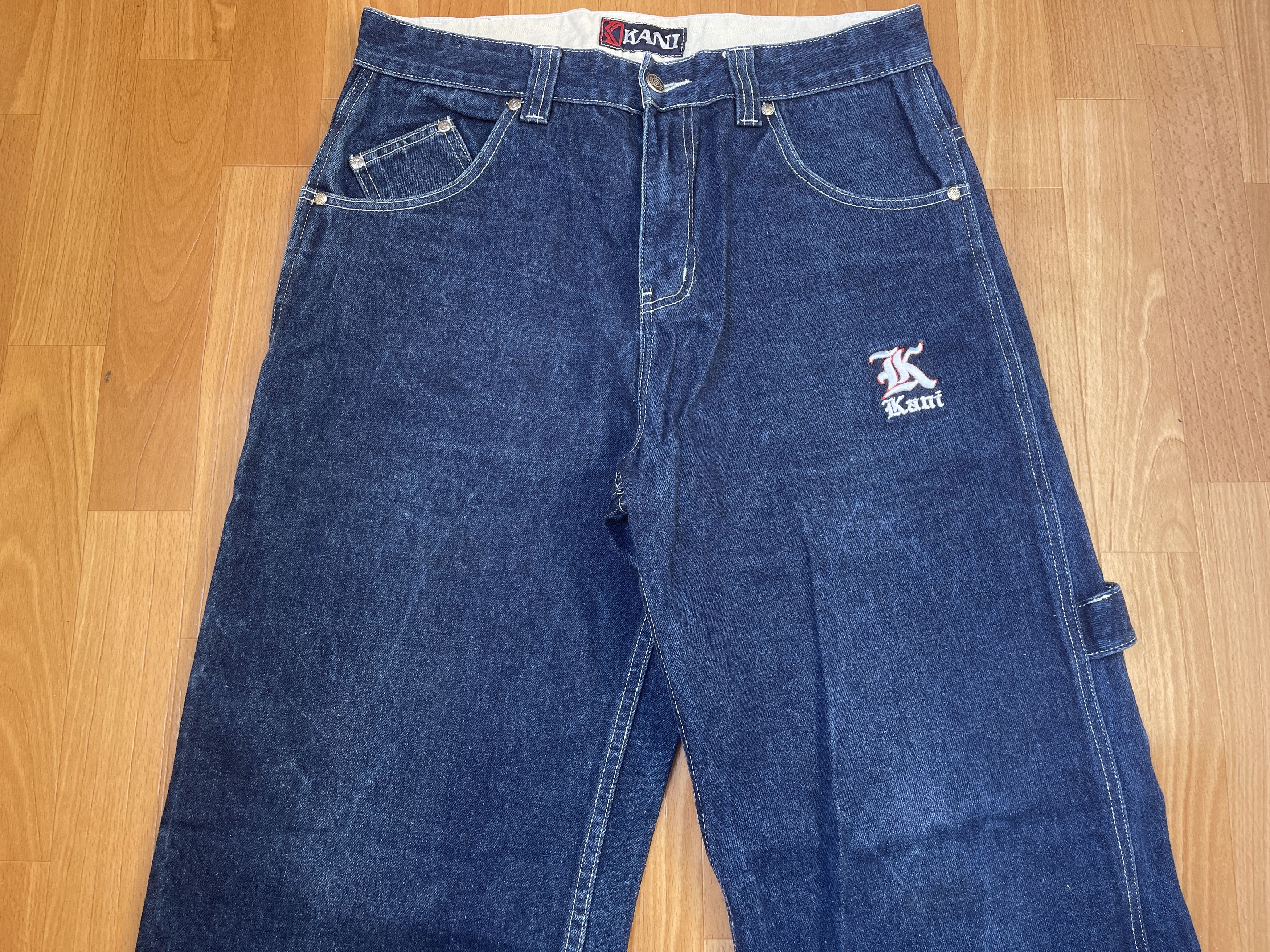 Karl Kani KARL KANI jeans, baggy, vintage Kani jeans, 90s hip hop W 32 Size US 32 / EU 48 - 6 Thumbnail