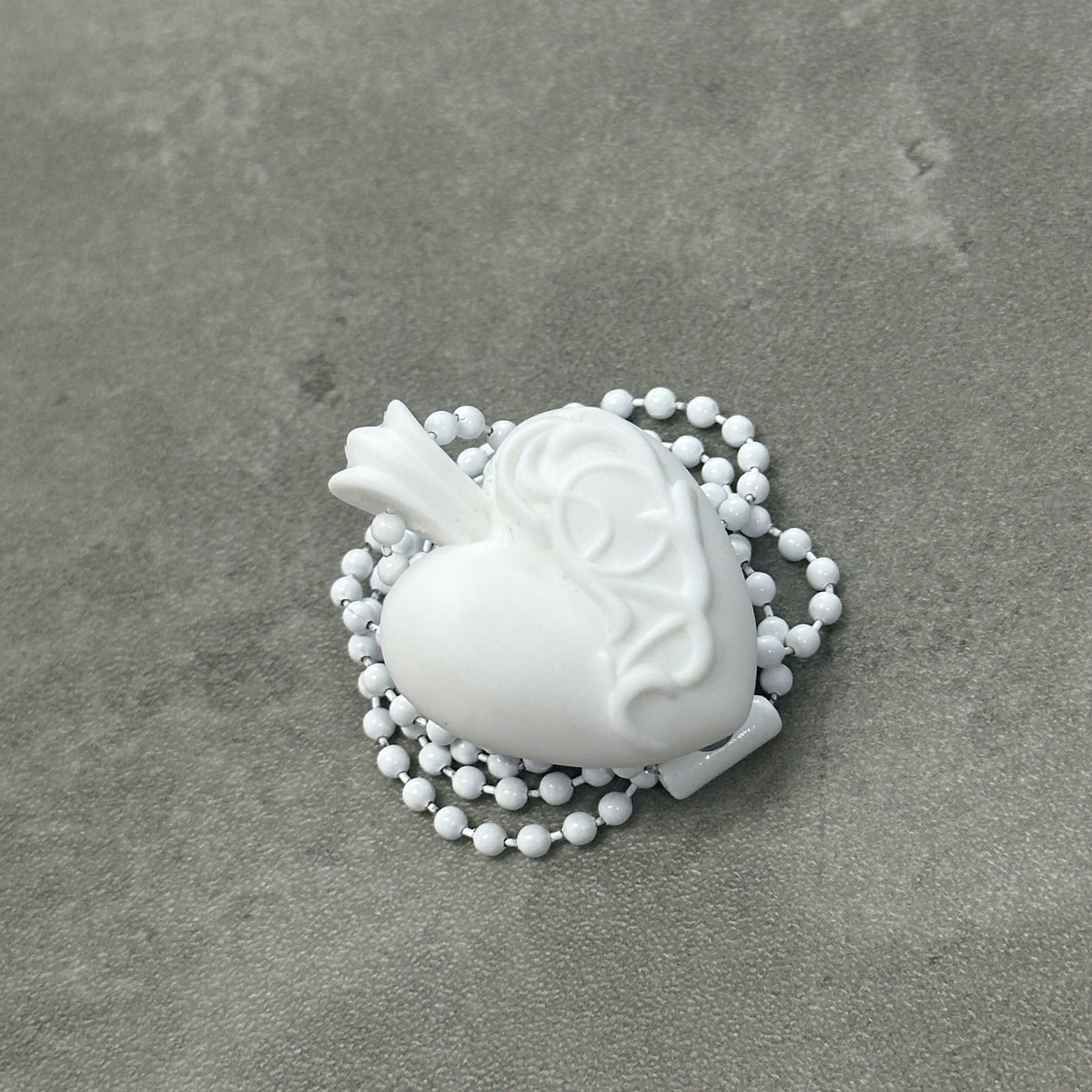 Chrome Hearts CHROME HEARTS Silicon Hearts WHITE Size ONE SIZE - 2 Thumbnail