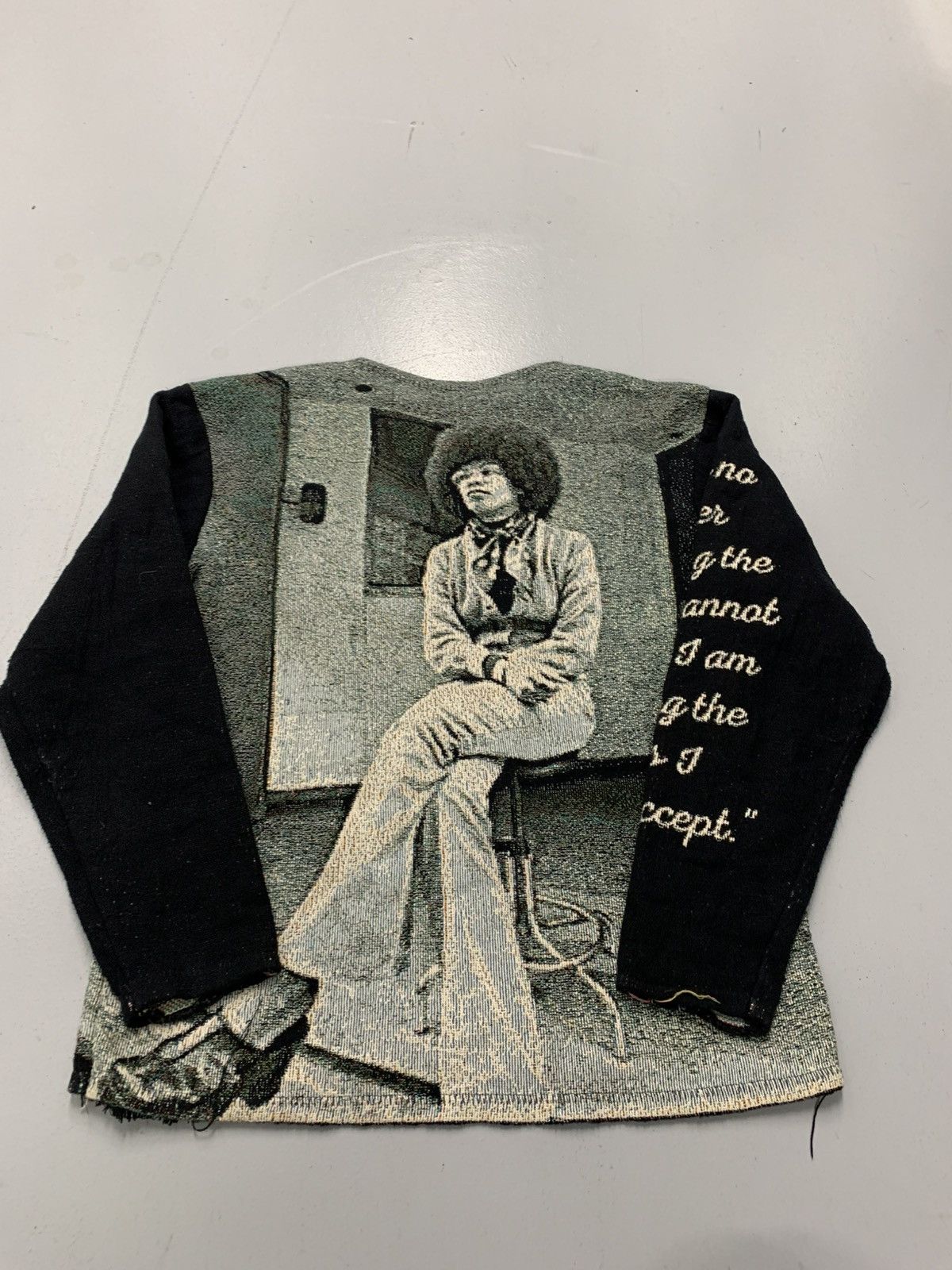 Handmade Handmade Angela Davis Tapestry Sweatshirt Sz M Size M / US 6-8 / IT 42-44 - 6 Thumbnail