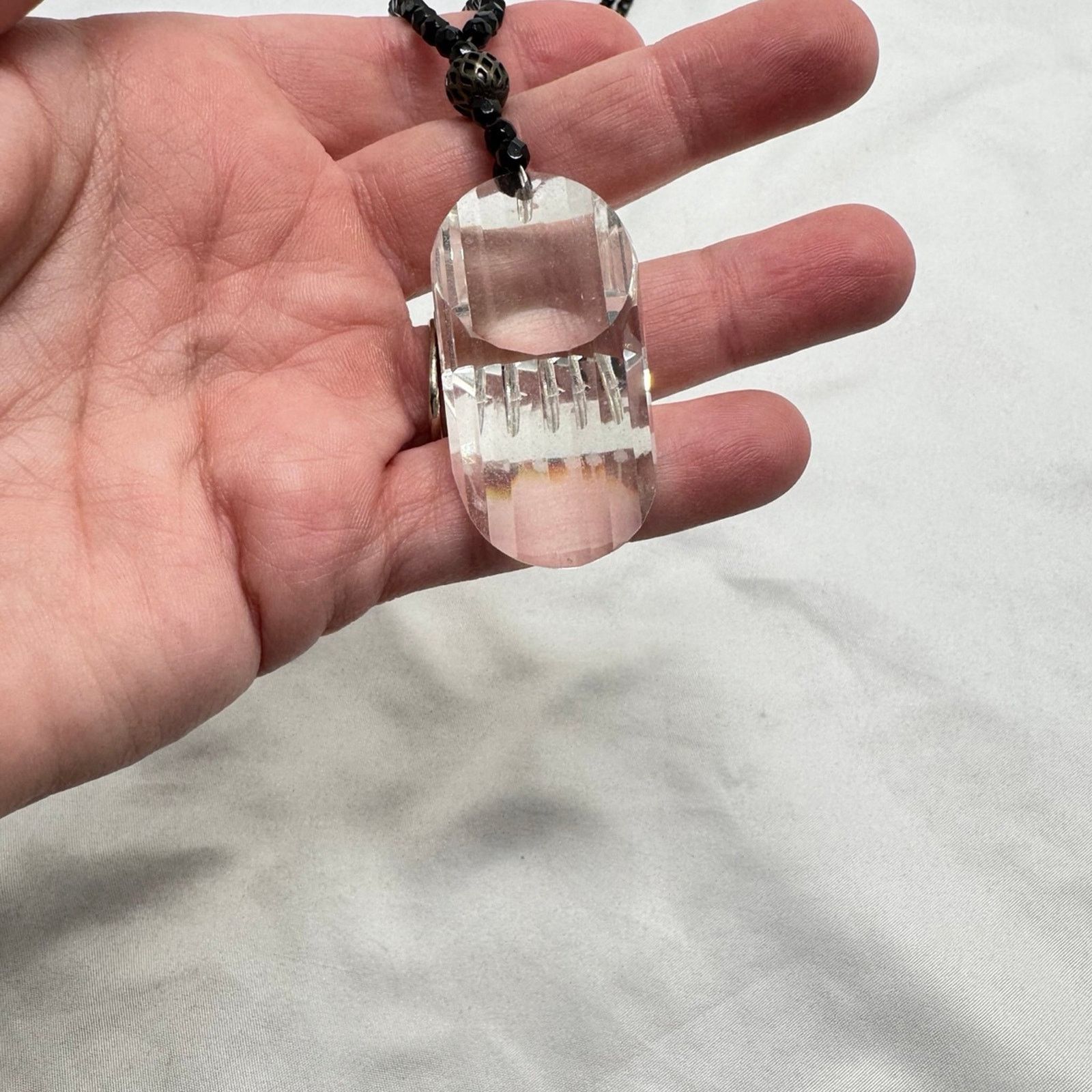 NBDN Nobrandedon VTG prism crystal necklace Size ONE SIZE - 1 Thumbnail