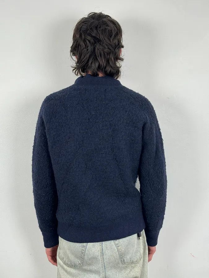 Our Legacy AW2015 Our Legacy Shaggy Navy Blue Zip-up Sweater Size US M / EU 48-50 / 2 - 3 Thumbnail