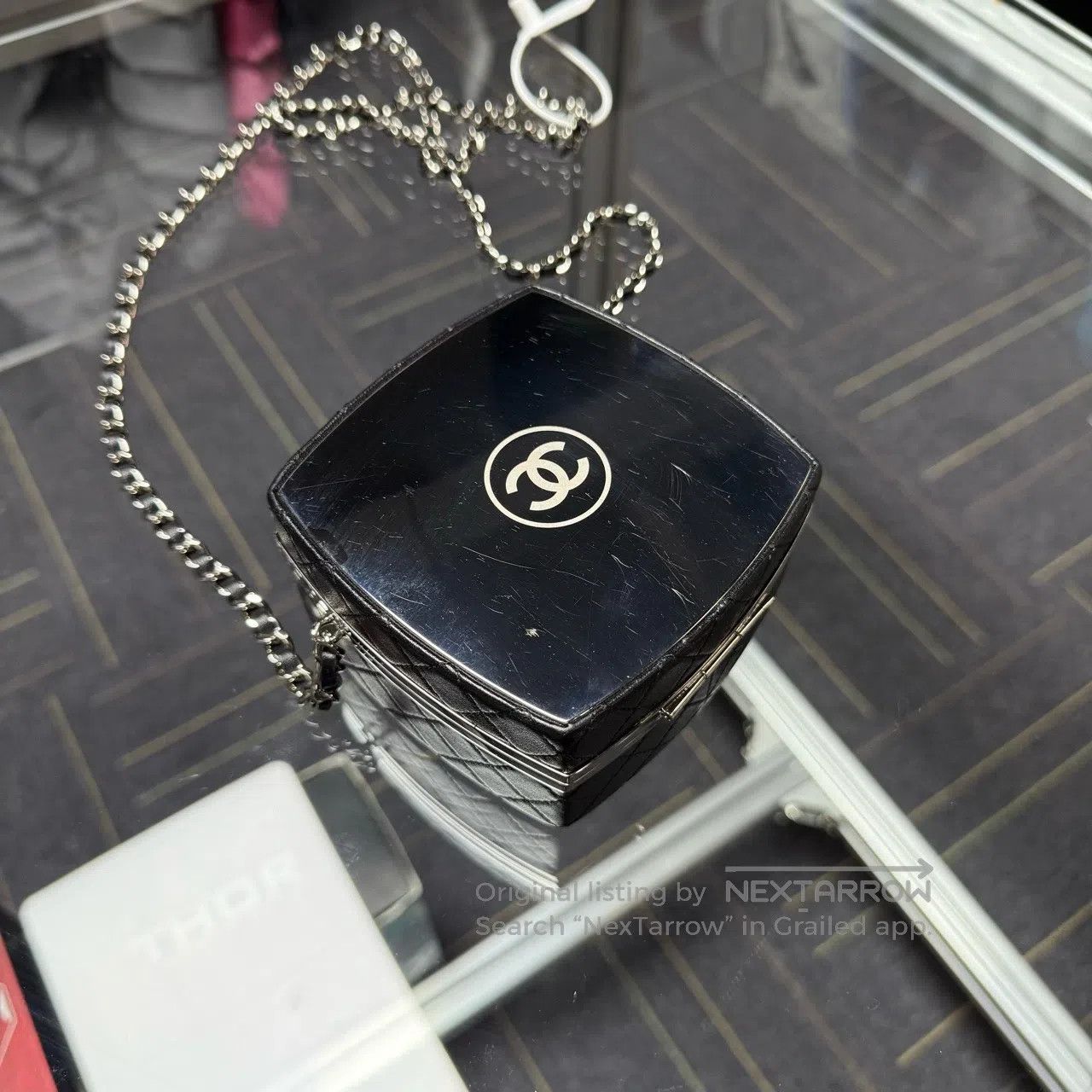 Chanel Chanel Gold-plated leather with powder cake packaging cosm Size ONE SIZE - 4 Thumbnail