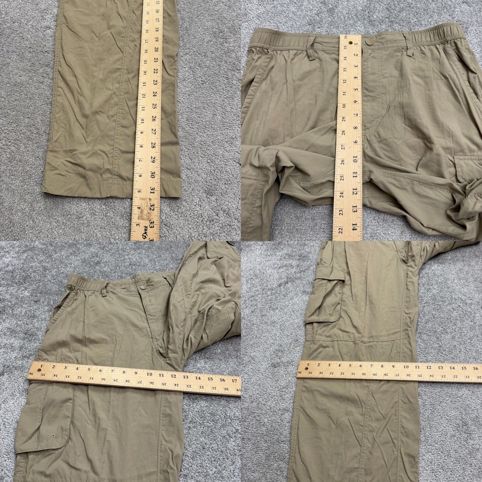 The North Face The North Face Pants Mens 36 Cargo Regular Straight Leg Brown Nylon Outdoor Hiking Vintage No Size US 36 / EU 52 - 9 Thumbnail