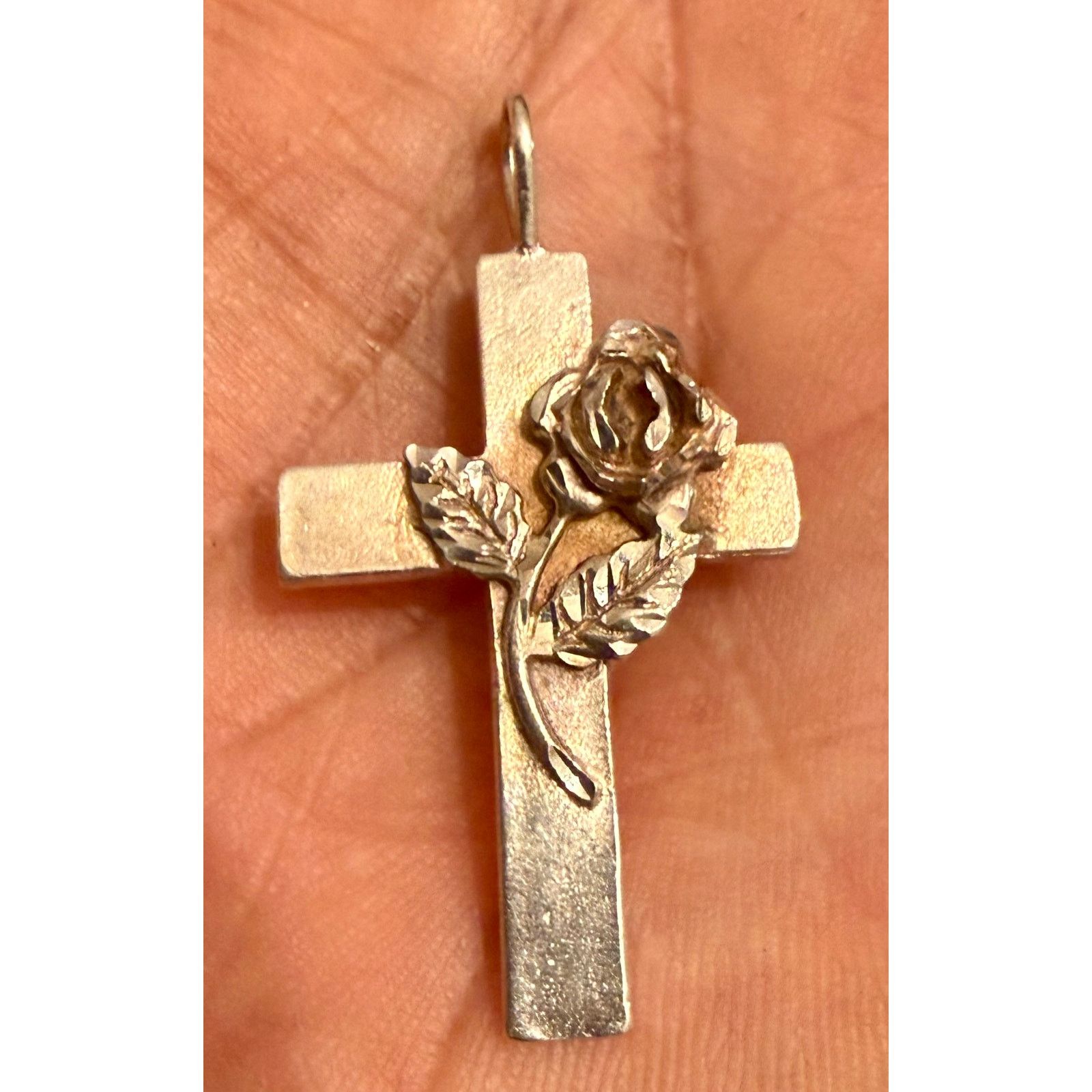 Other Vintage Cross Sterling Silver 925 Pendant Charm Authentic Size ONE SIZE - 1 Thumbnail