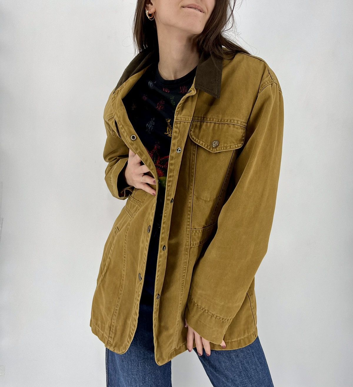 Japanese Brand × Kenzo × Vintage Vintage 1990s KENZO JEANS Women's Jacket Made In France Size L / US 10 / IT 46 - 5 Thumbnail