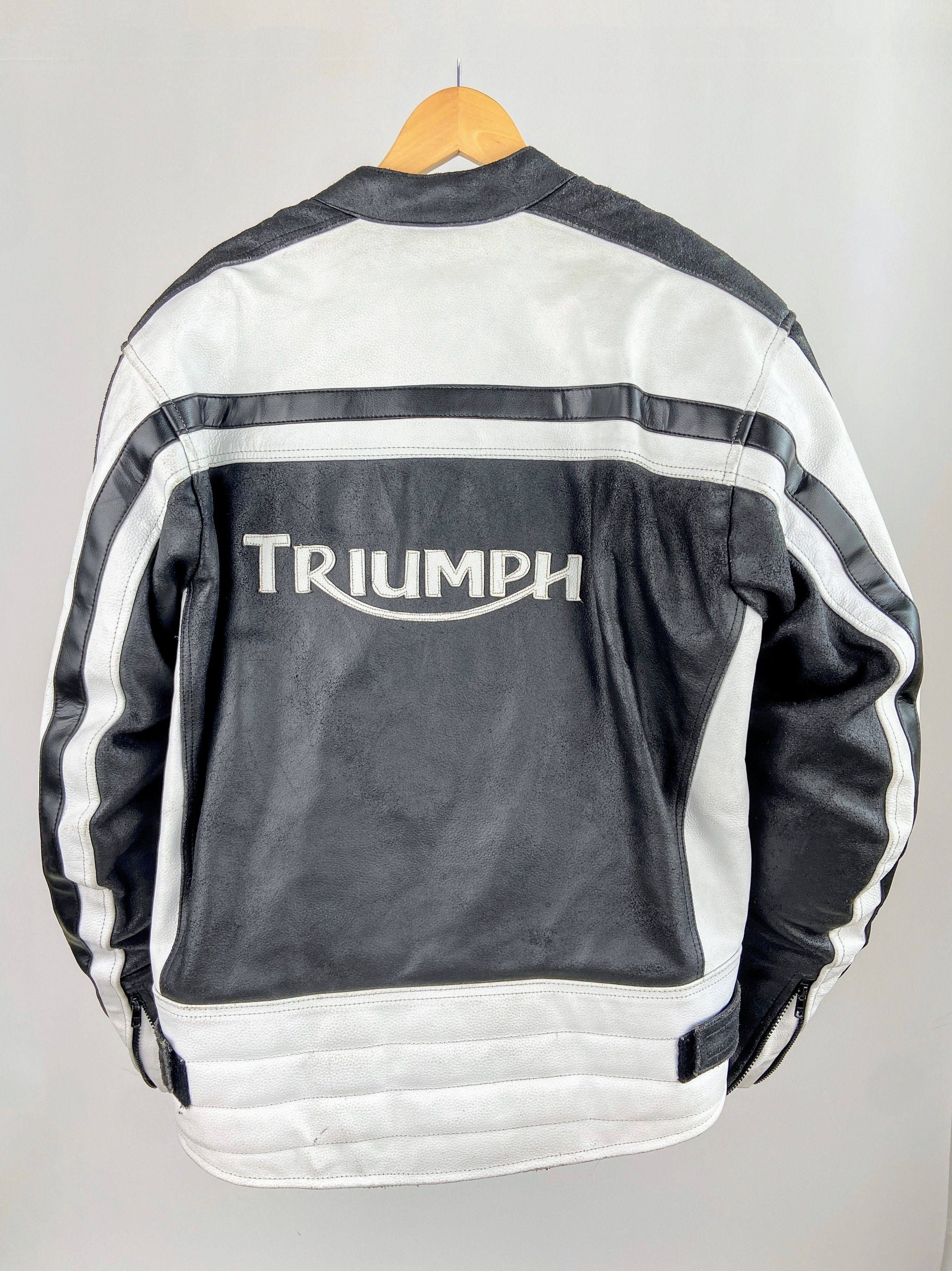 Other Triumph Motorcycle Leather Jacket Streetwear Biker Size US M / EU 48-50 / 2 - 4 Thumbnail