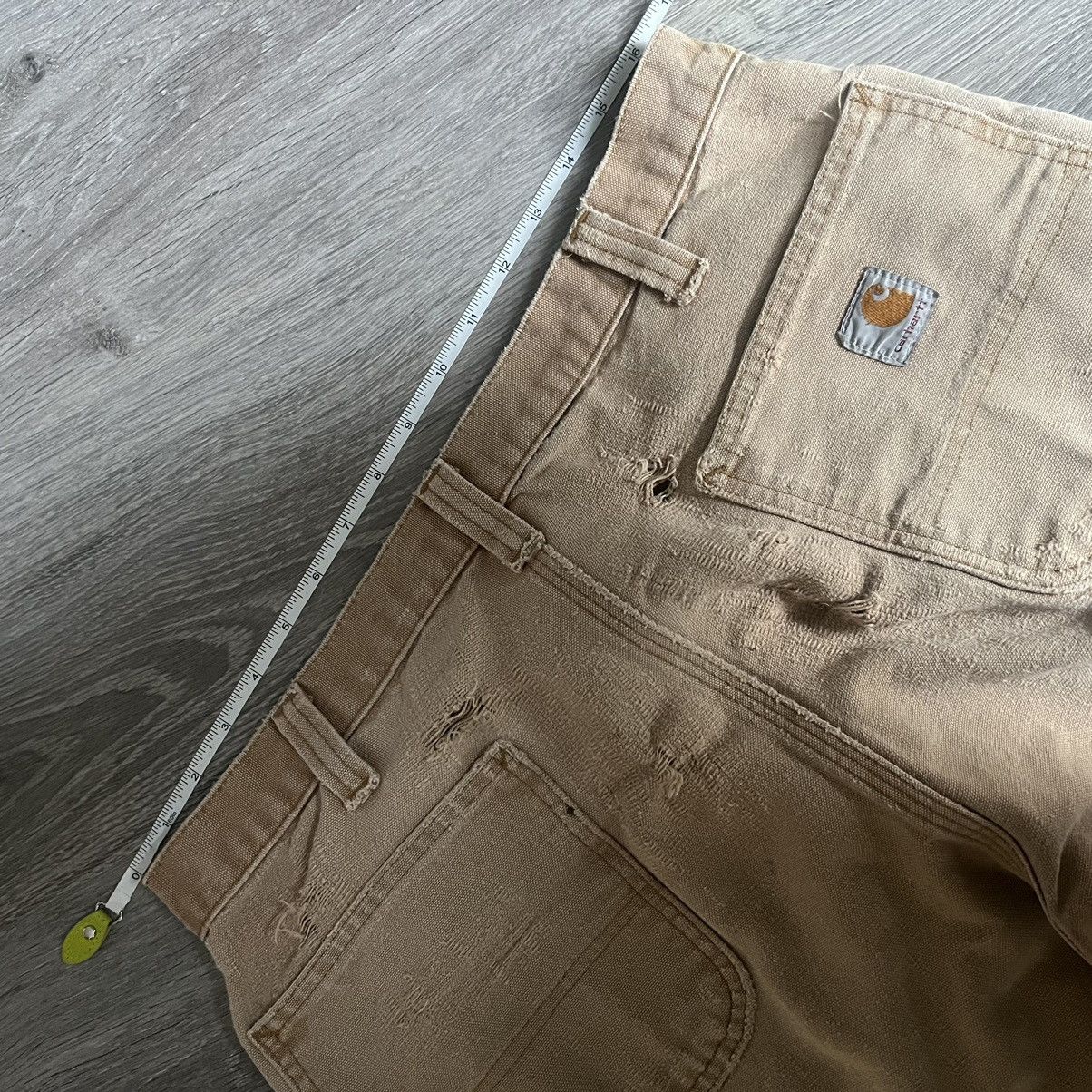 Carhartt Carhartt double knee pants workwear distressed Size US 33 - 8 Thumbnail