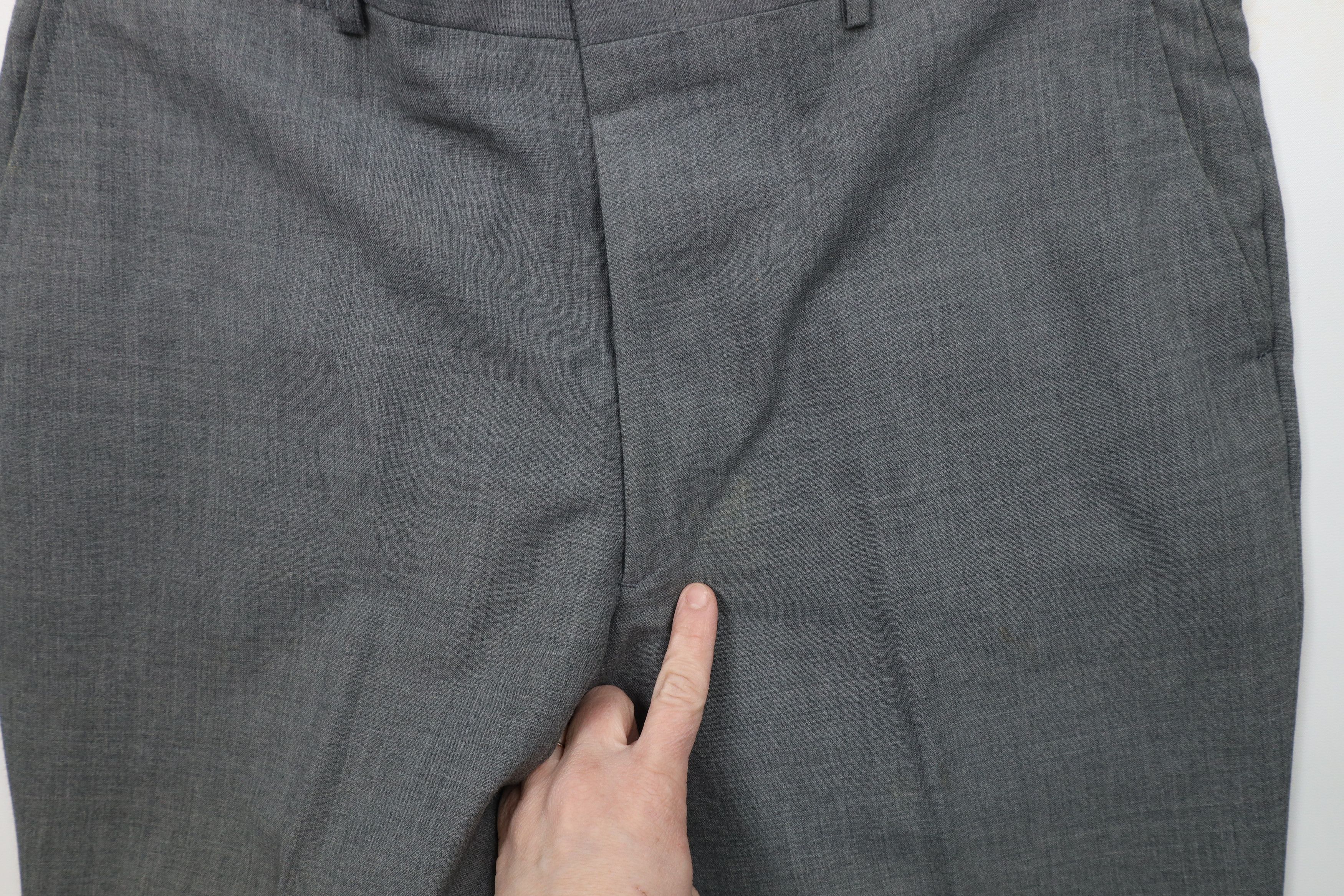 Vintage Vintage 70s Streetwear Wool Flared Wide Leg Chino Pants Size US 32 / EU 48 - 7 Thumbnail