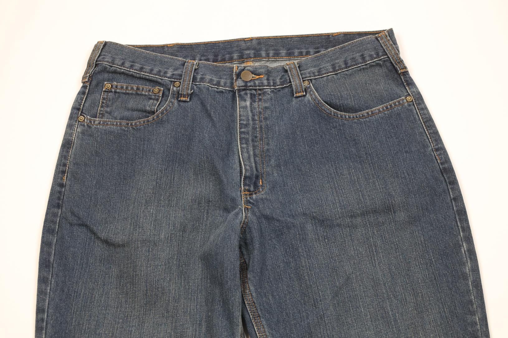 Carhartt Vintage Y2K Carhartt Relaxed Fit Wide Leg Denim Jeans Blue Size US 36 / EU 52 - 2 Thumbnail