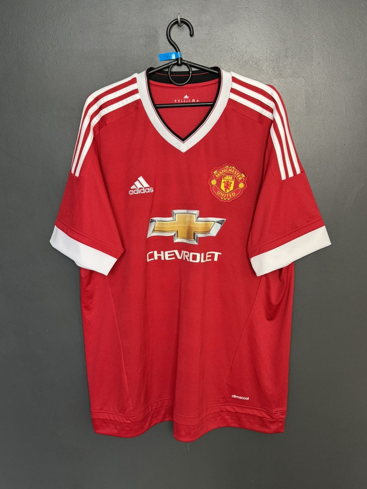 Adidas Manchester United 15/16 Home Football Jersey T-Shirt Size US XL / EU 56 / 4 - 1 Thumbnail