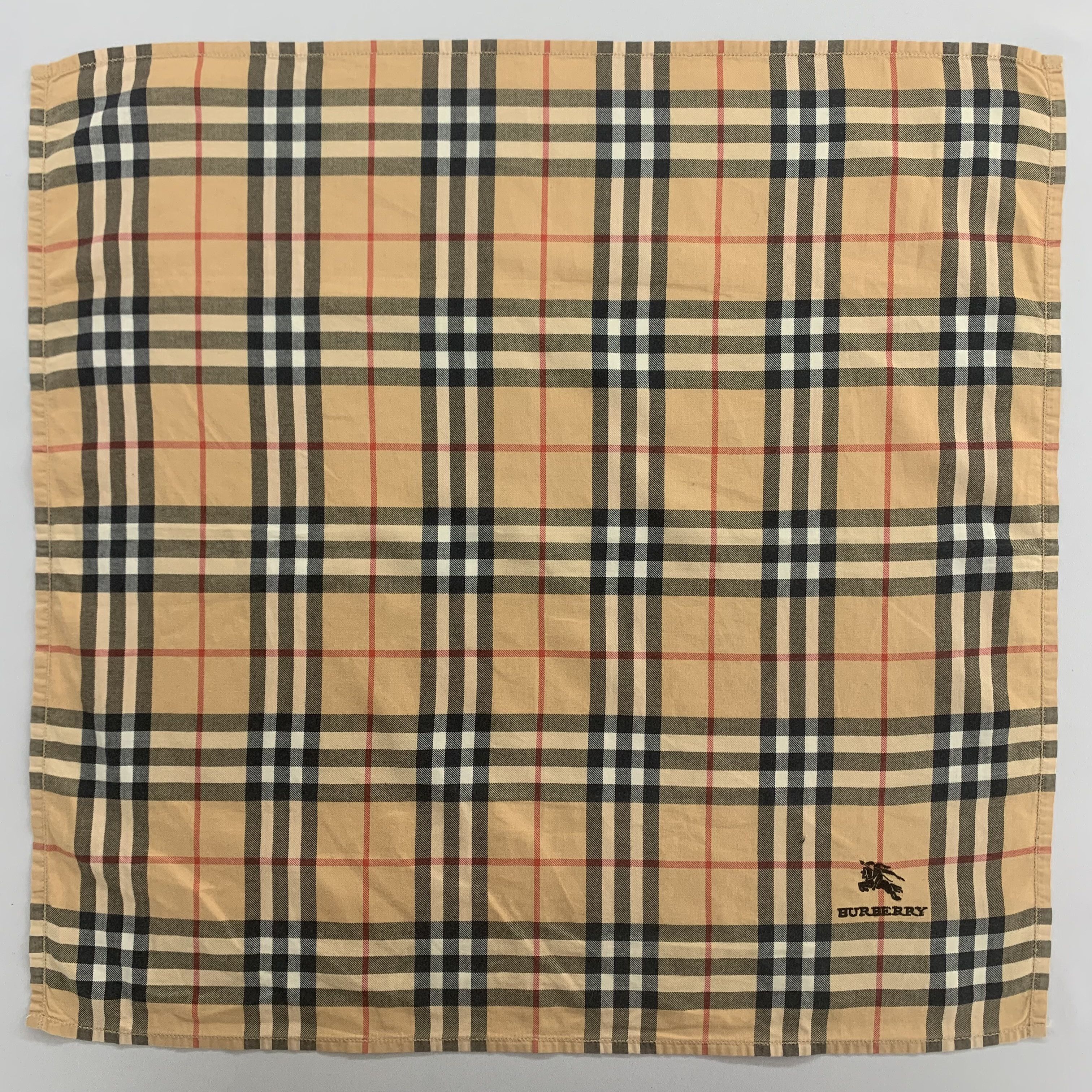 Burberry Vintage Authentic Burberrys Hankderchief Babushka Size ONE SIZE - 3 Thumbnail