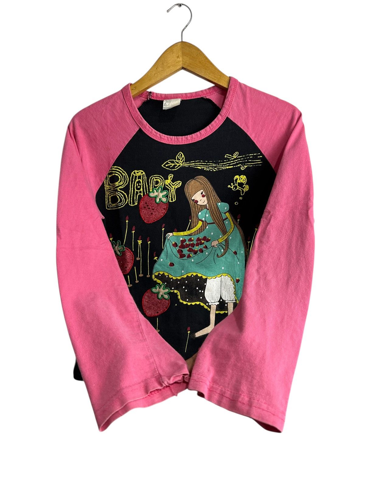 Japanese Brand BUTTERFLY WOMAN GOTHIC POEM LONG SLEEVE TEE LGB STYLE Size M / US 6-8 / IT 42-44 - 4 Thumbnail