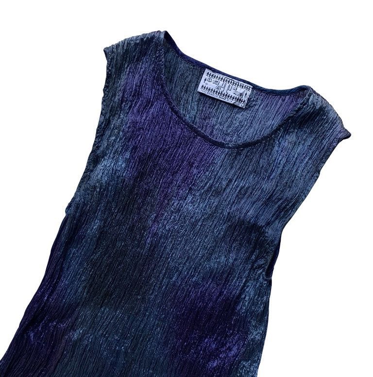 Pleats Please Issey Miyake Vintage Tati Studio paris pleated sleeveless dress Size ONE SIZE - 8 Thumbnail