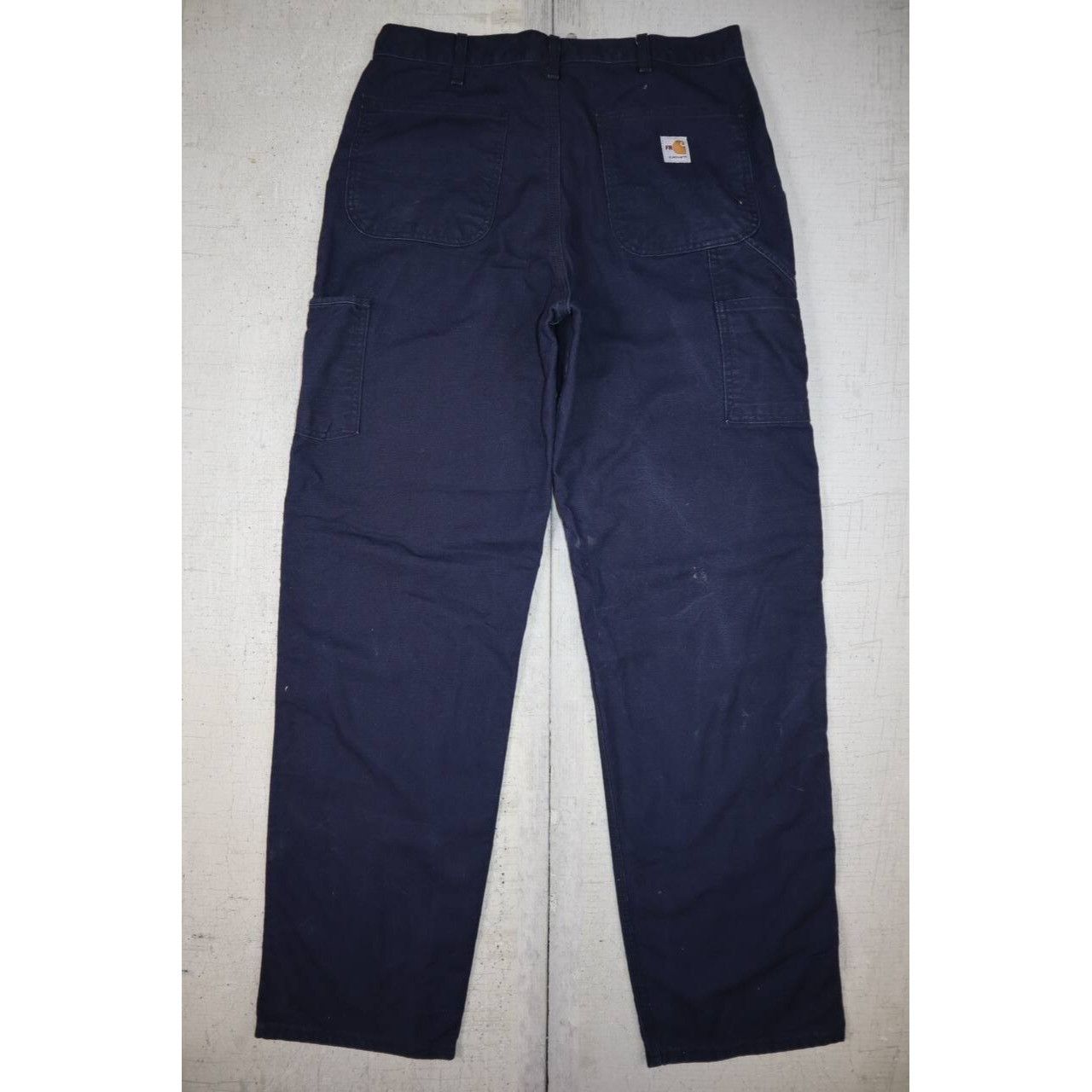 Carhartt Carhartt FR Navy Work Pants CAT 2 Canvas Flame Resistant 34 Size US 34 / EU 50 - 2 Thumbnail