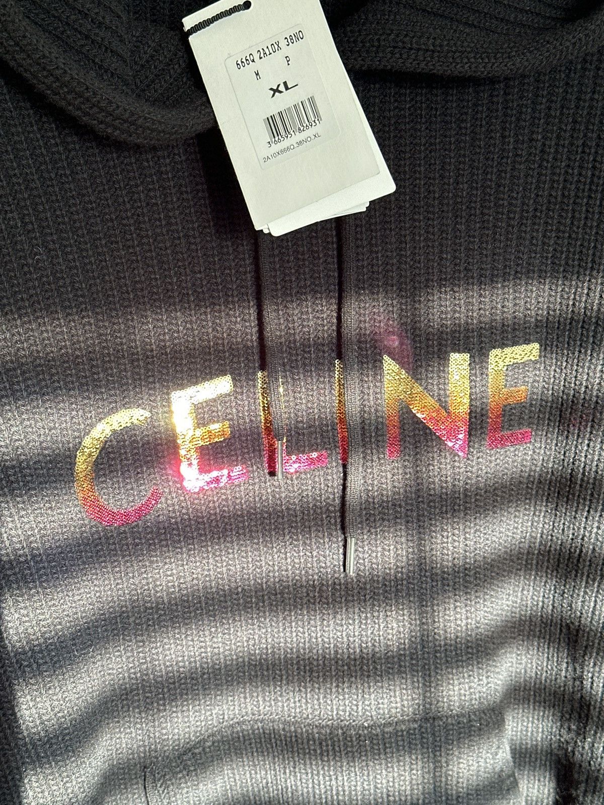 Celine Celine Hoodie size XL Size US XL / EU 56 / 4 - 2 Thumbnail