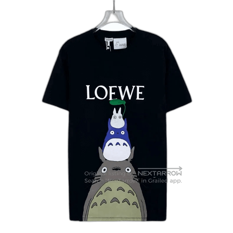 Loewe Loewe x Totoro Graphic Cotton T-Shirt. Size US M / EU 48-50 / 2 - 1 Thumbnail
