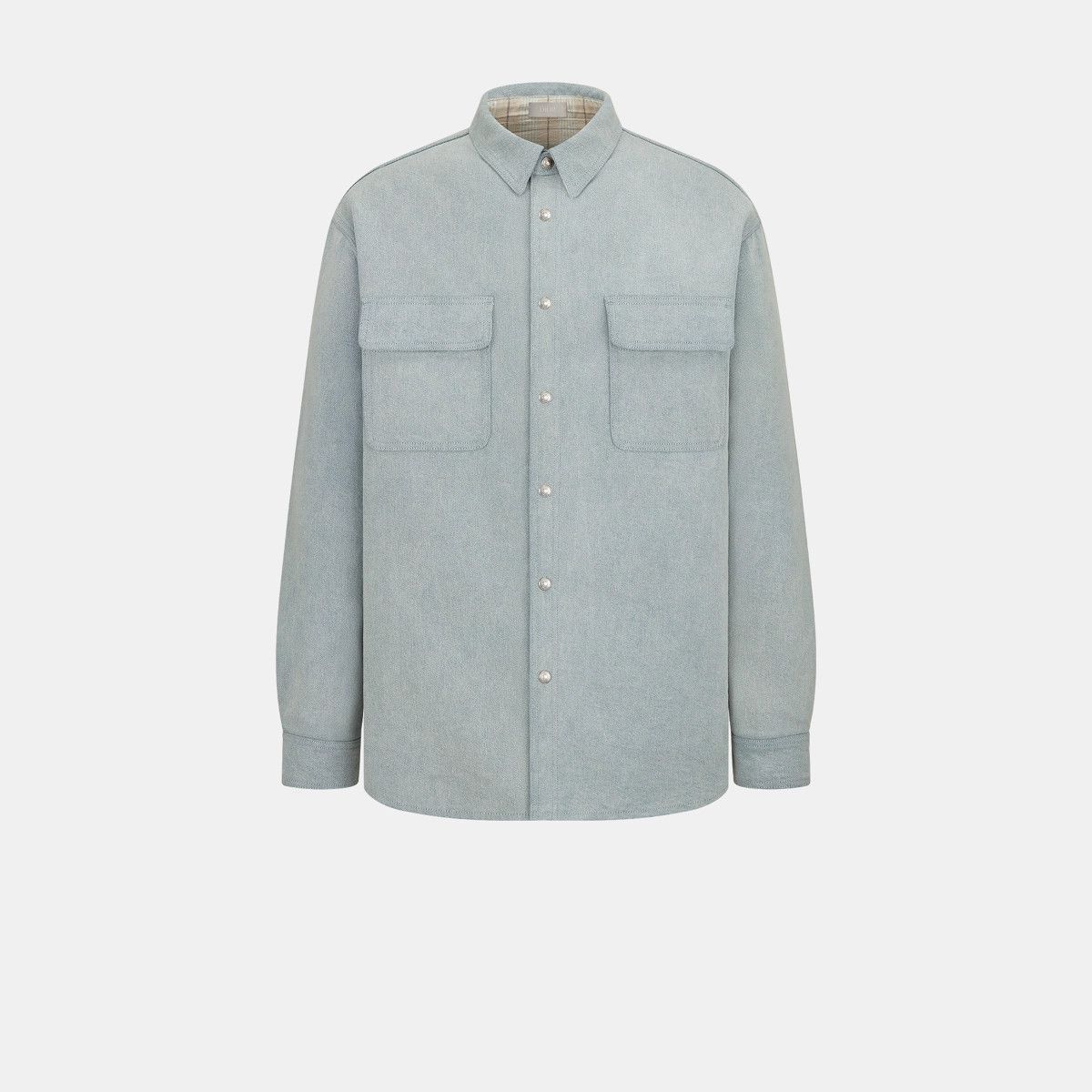 Dior o1bcso1str1124 Couture Reversible Shirt in Blue Size US XL / EU 56 / 4 - 1 Thumbnail