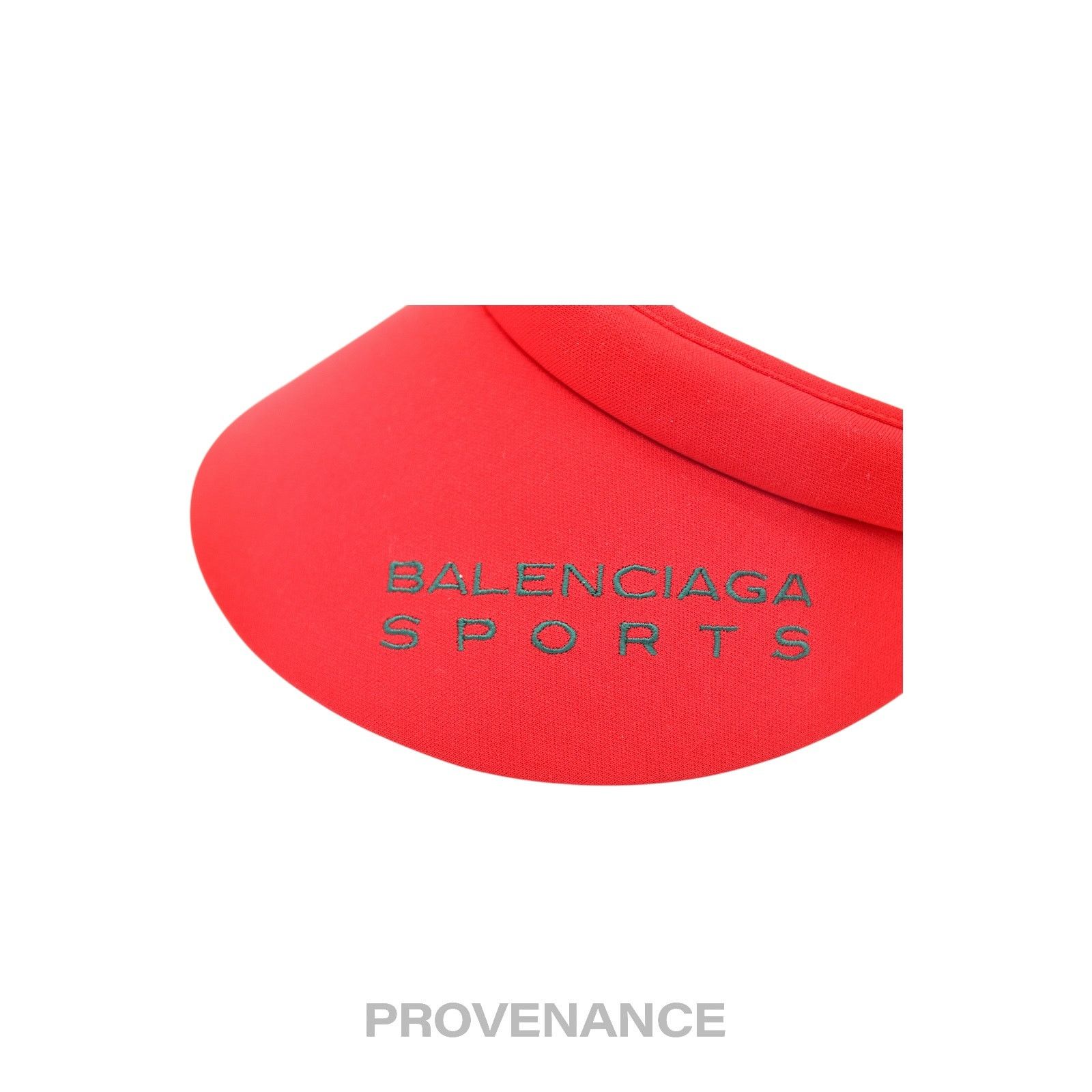 Balenciaga 🔴 Balenciaga Sports Visor - Red green Size ONE SIZE - 4 Thumbnail