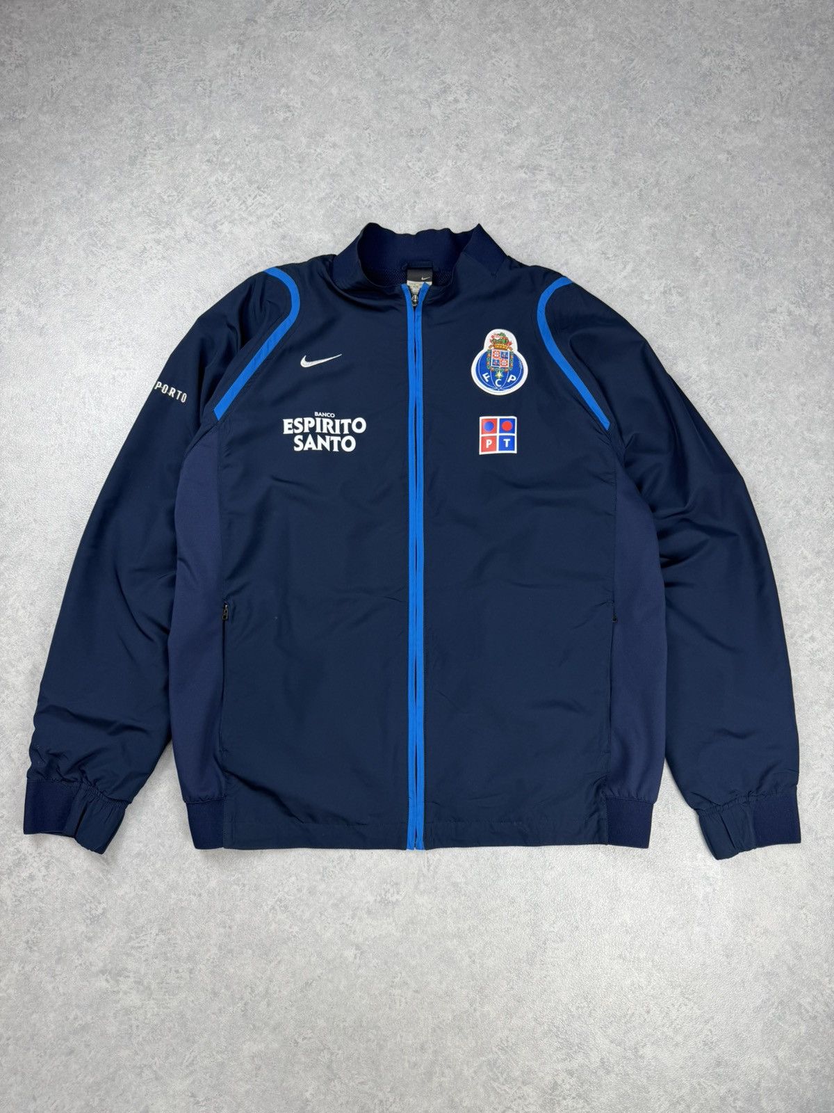 Nike FC Porto Team Track Jacket Windbreaker Blue Size XL