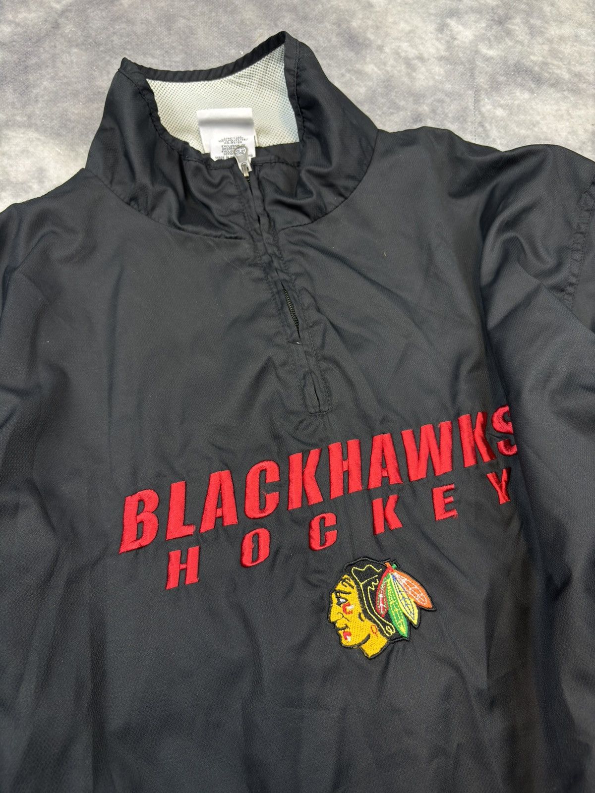 NHL × Vintage Vintage Blackhawks Hockey nhl light jacket 90s y2k USA Size US M / EU 48-50 / 2 - 2 Thumbnail