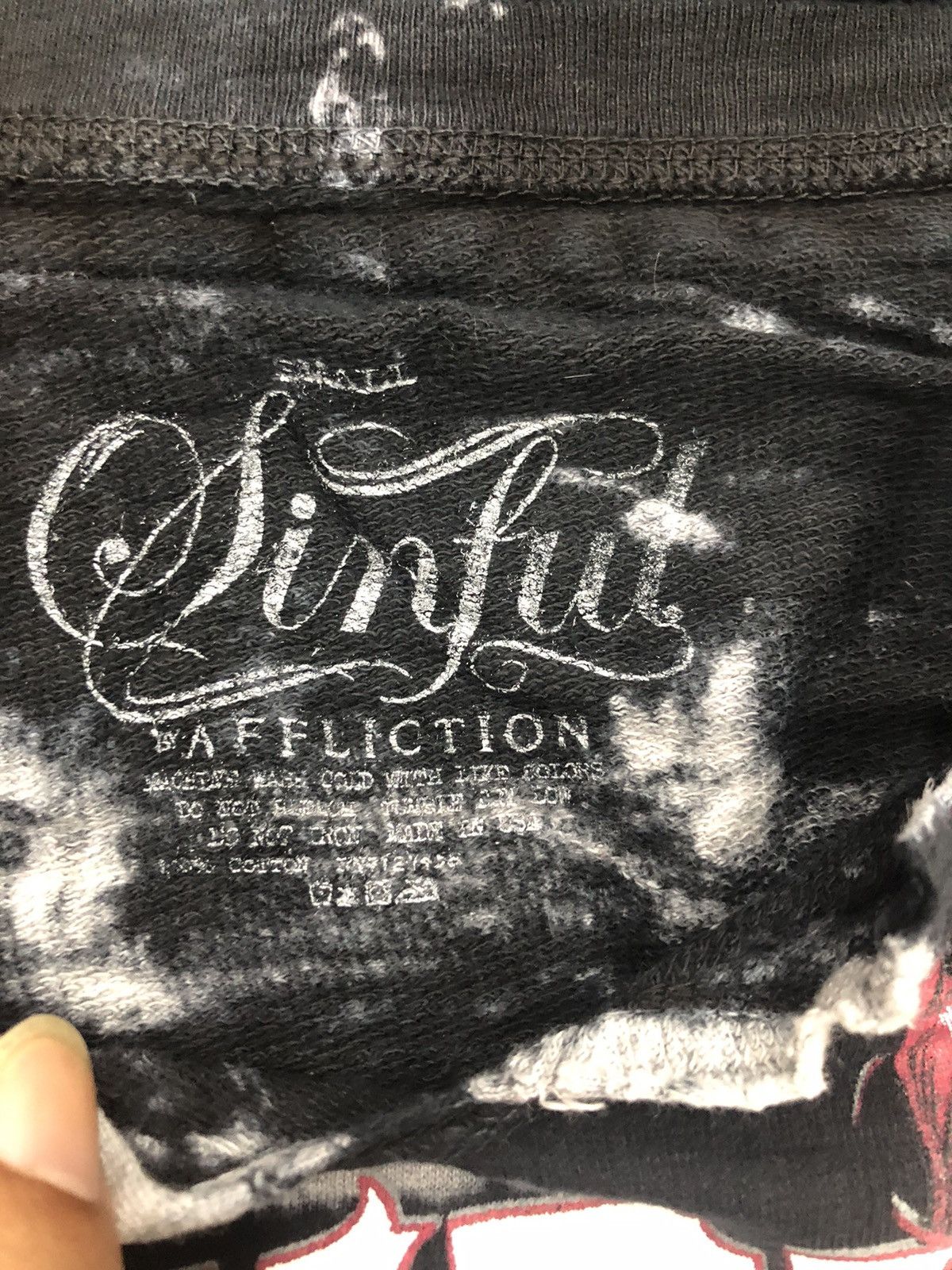 Affliction Y2K Affliction “SINFUL” Hoodie Gothic grunge style Size US S / EU 44-46 / 1 - 5 Thumbnail