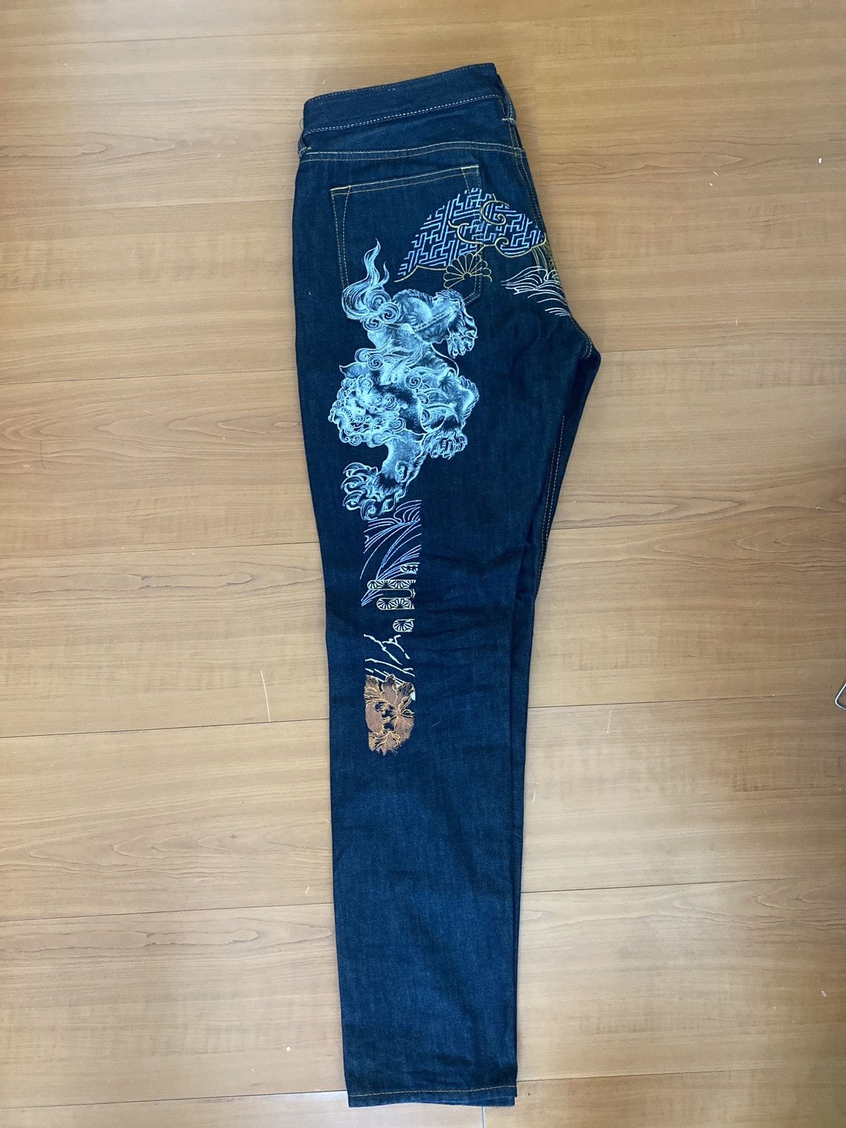 Evisu Evisu 2017 KOMANIU AND JAPANESE-PATTERN DAICOCK Size US 33 - 7 Thumbnail