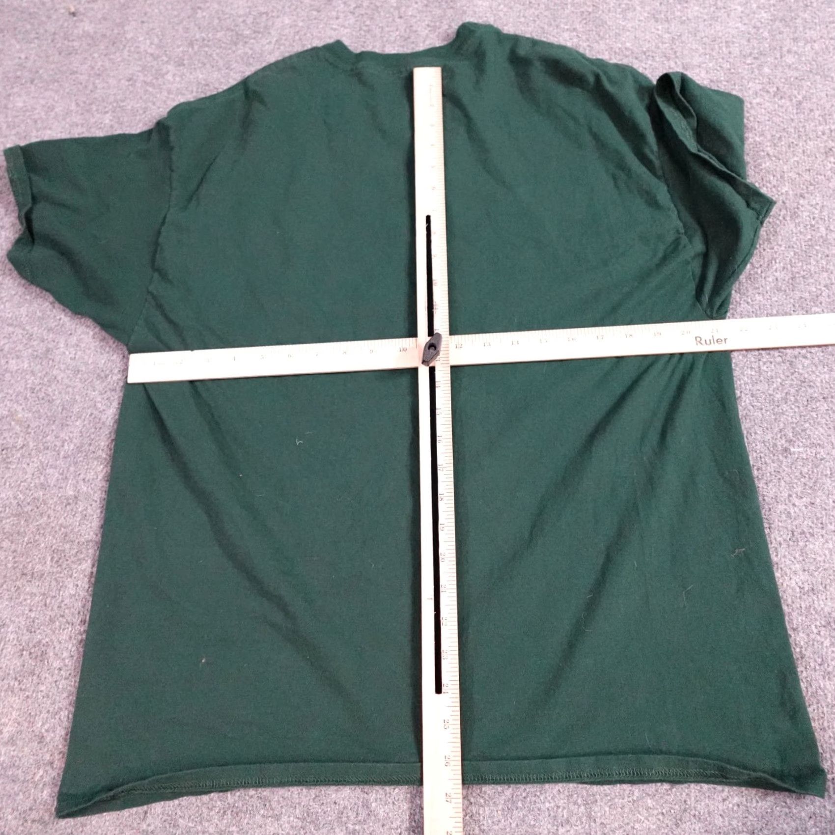 Vintage Uzi T-shirt XL Green Cotton Mens Short Sleeve Crew Neck Graphic Print Shirt Size US XL / EU 56 / 4 - 3 Thumbnail