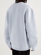 Raf Simons o1y0325 Crewneck Sweater in Sky Blue Size US S / EU 44-46 / 1 - 3 Thumbnail