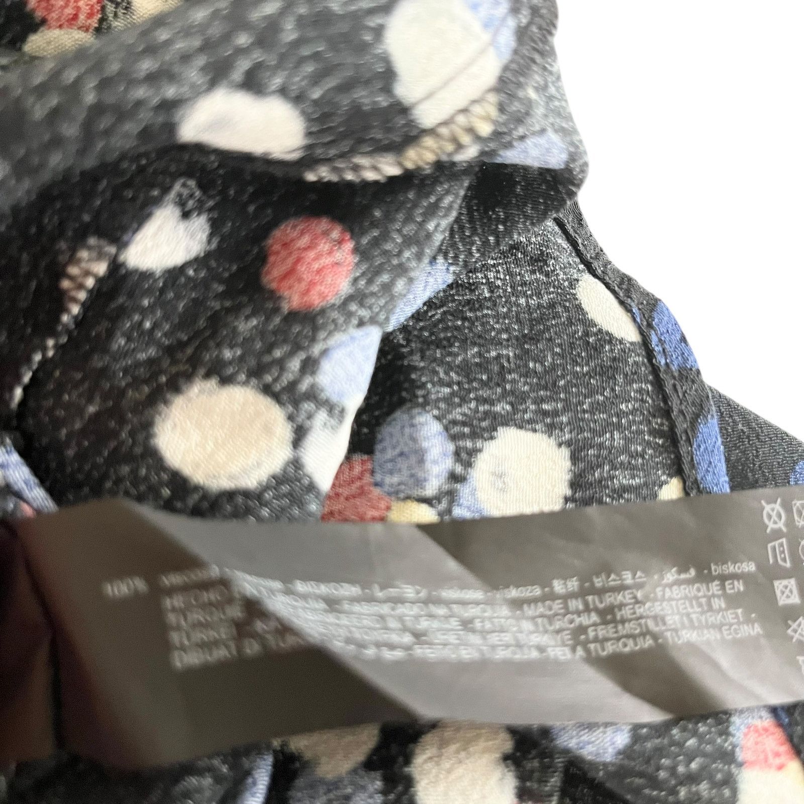 Zara Zara Black Multicolor Confetti Dot Print Maxi Dress Size M / US 6-8 / IT 42-44 - 10 Thumbnail