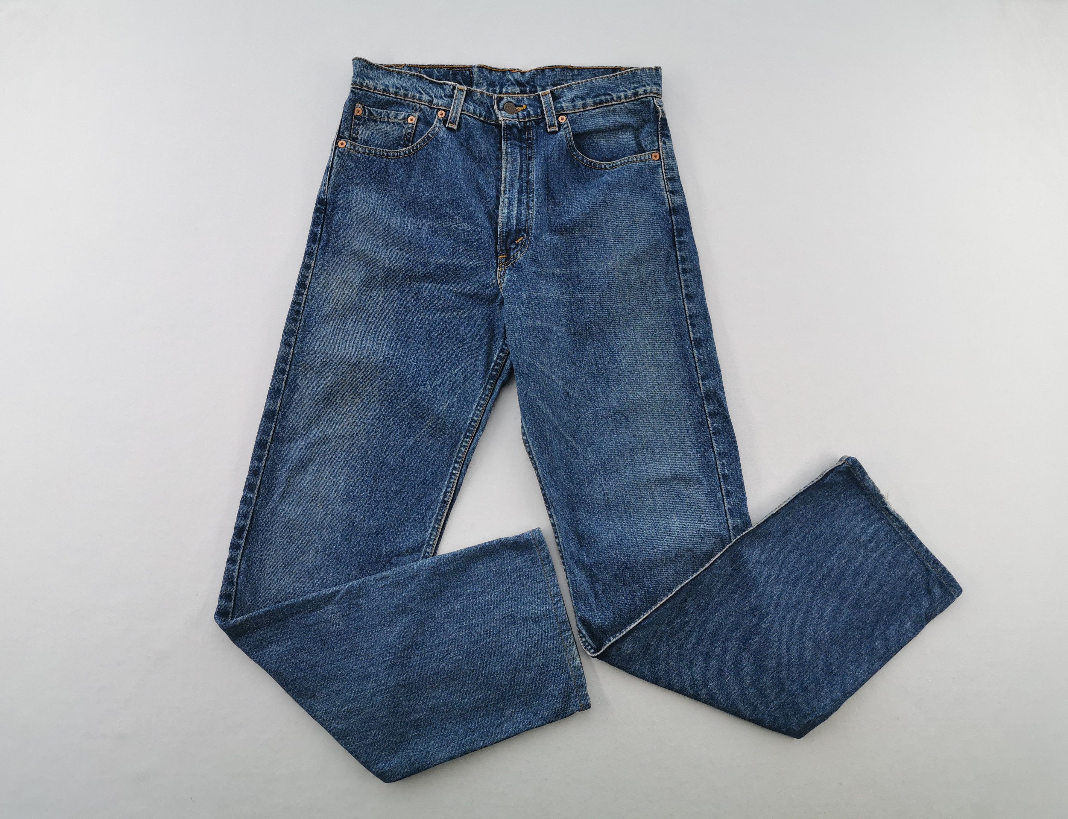 Levi's Vintage 90s Levis Lot 519 Denim Made In USA Size 32/33x36 Size US 32 / EU 48 - 4 Thumbnail