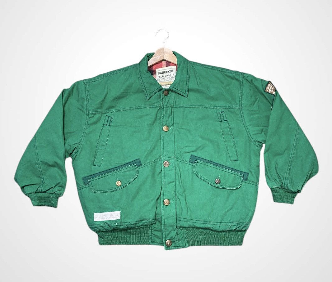 Japanese Brand Rare Vintage Saburoku Japanese Brand Bomber Jacket Size US XL / EU 56 / 4 - 2 Thumbnail