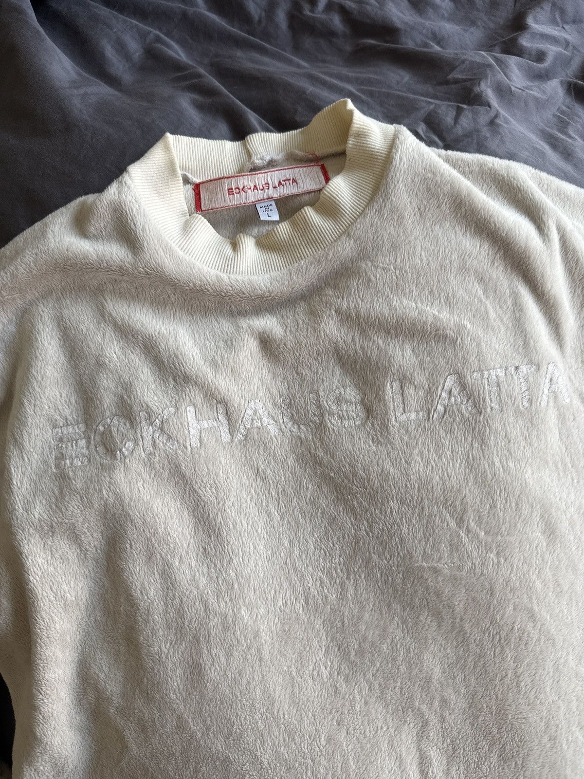 Eckhaus Latta Fuzzy Sweatshirt Size US L / EU 52-54 / 3 - 5 Thumbnail