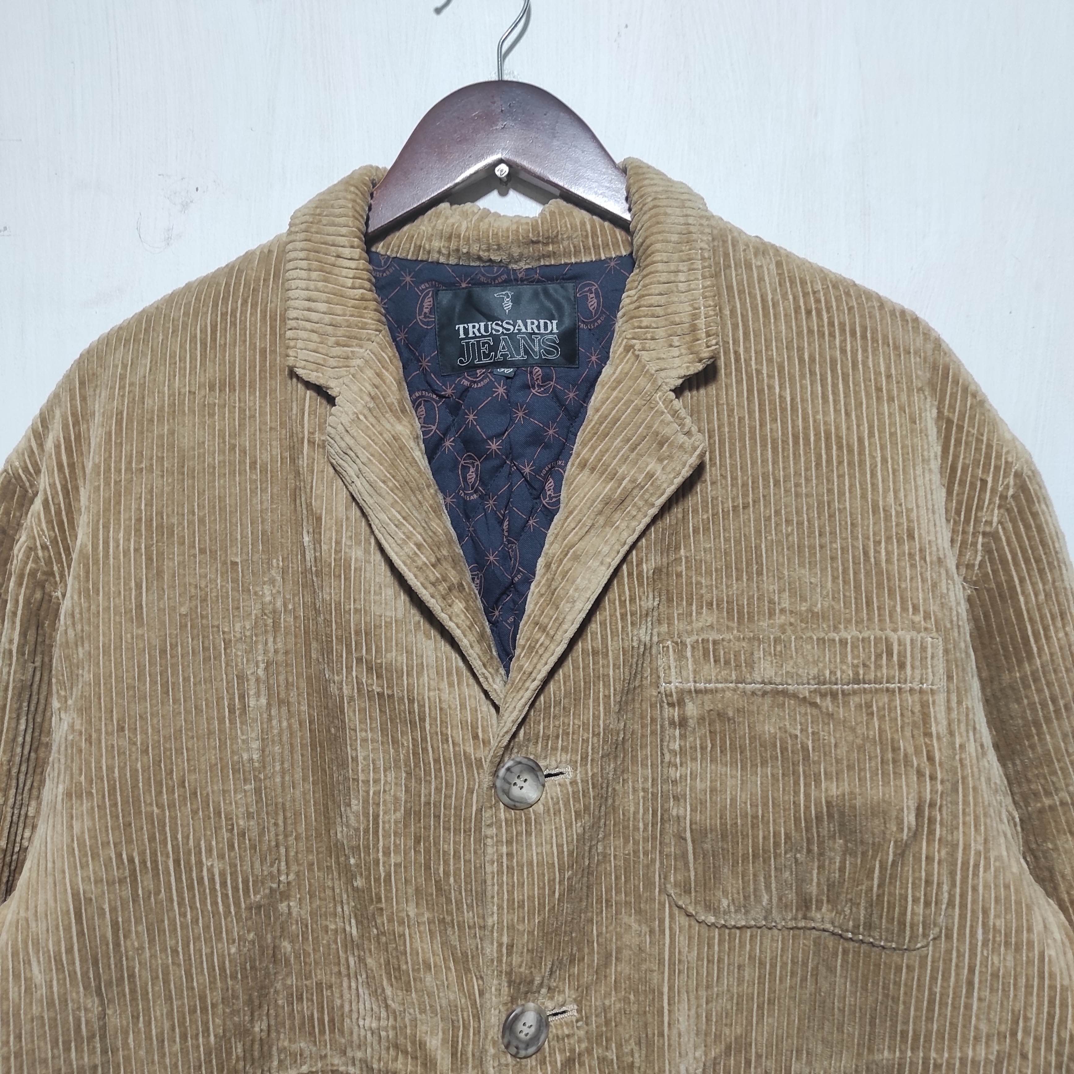 Trussardi Vintage Trussardi Jeans Corduro Jacket Size US M / EU 48-50 / 2 - 2 Thumbnail