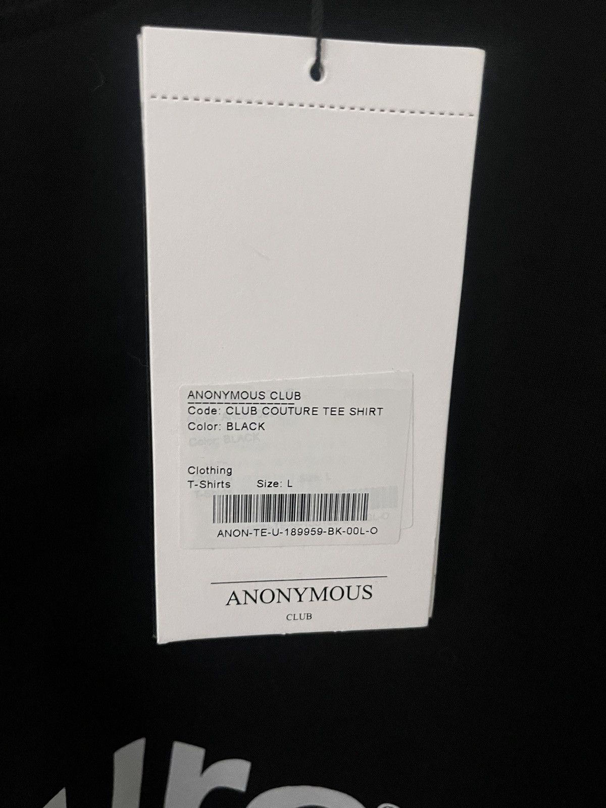 Anonymous Club × Hood By Air Anonymous club “ Club Couture” T-Shirt Size US L / EU 52-54 / 3 - 3 Thumbnail