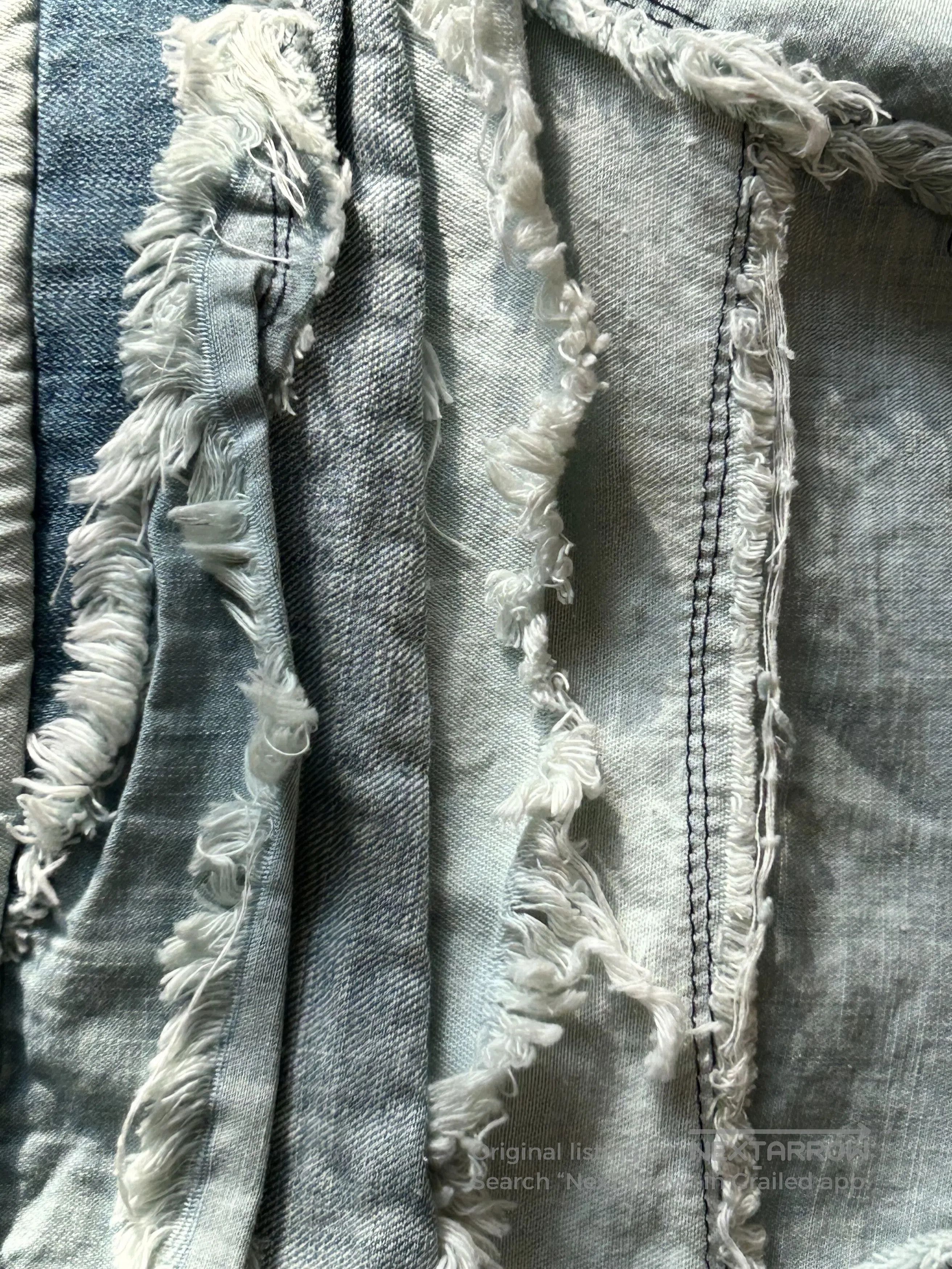 Nozomi Ishiguro Nozomi Ishiguro Distressed Denim Vest. Size US M / EU 48-50 / 2 - 5 Thumbnail