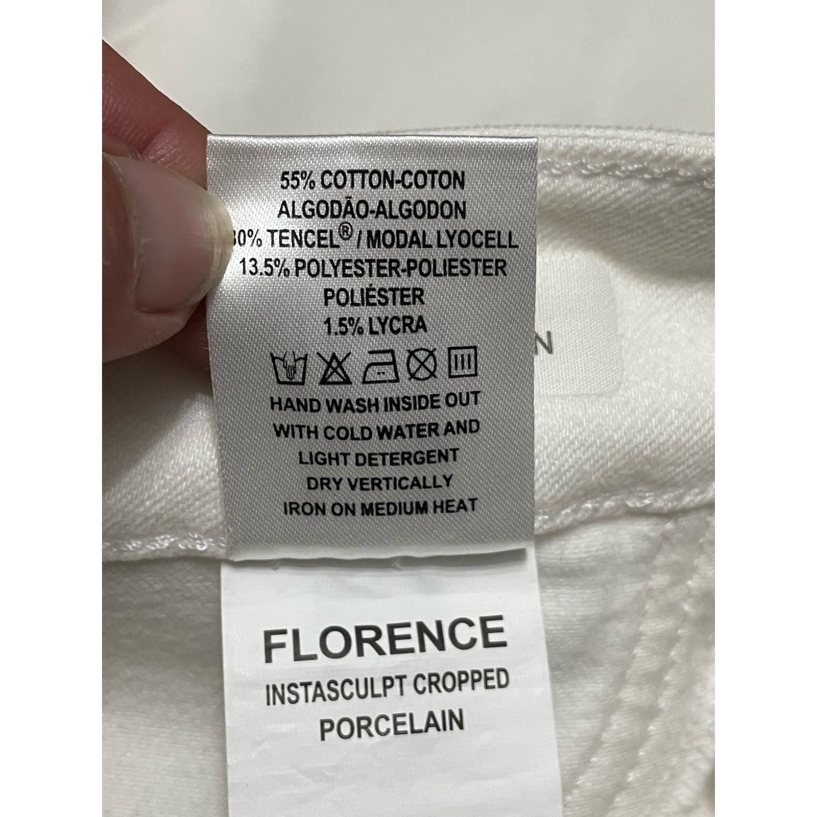 DL1961 Dl1961 Florence Instasculpt Denim Jeans Cropped White 24 Size 24" / US 00 / IT 34 - 10 Thumbnail