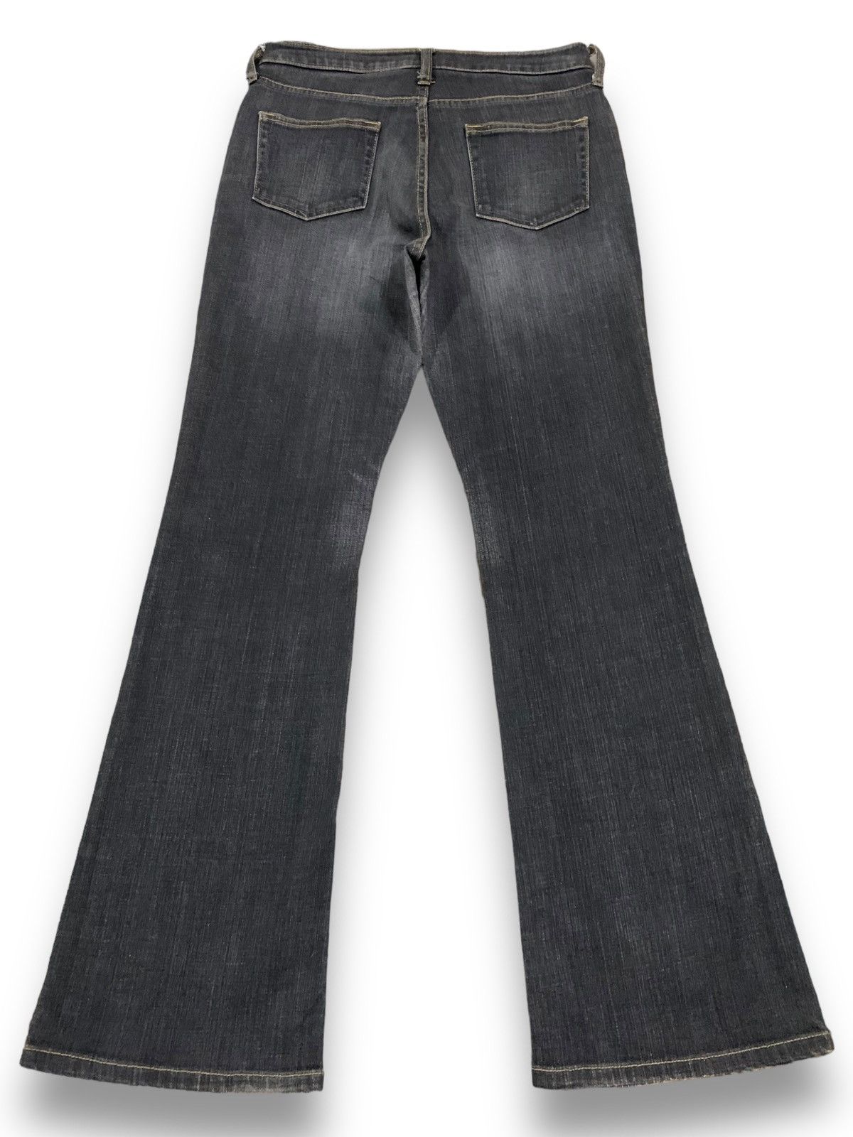 Uniqlo Vintage Y2K Uniqlo Faded Washed Flare Bell Bottom Jeans Size US 28 / EU 44 - 2 Thumbnail