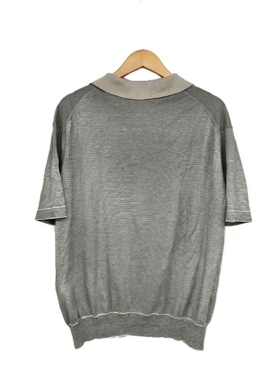 A.PRESSE Gray Cotton Striped Skipper High Gauge Size US M / EU 48-50 / 2 - 2 Thumbnail