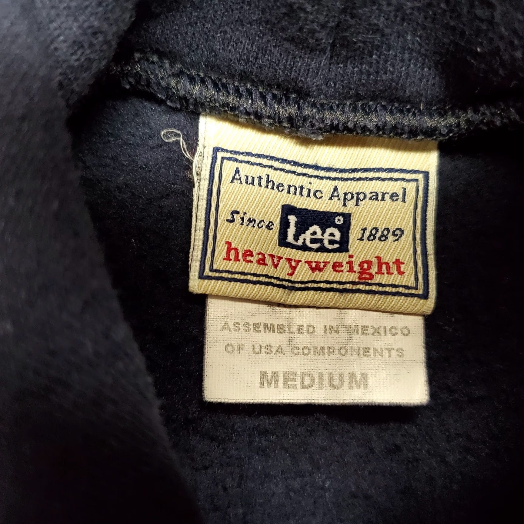 Lee VINTAGE Lee Hoodie Mens M Blue Long Sleeve Social Work Walla Walla College Embroidered Logo Size US M / EU 48-50 / 2 - 4 Thumbnail