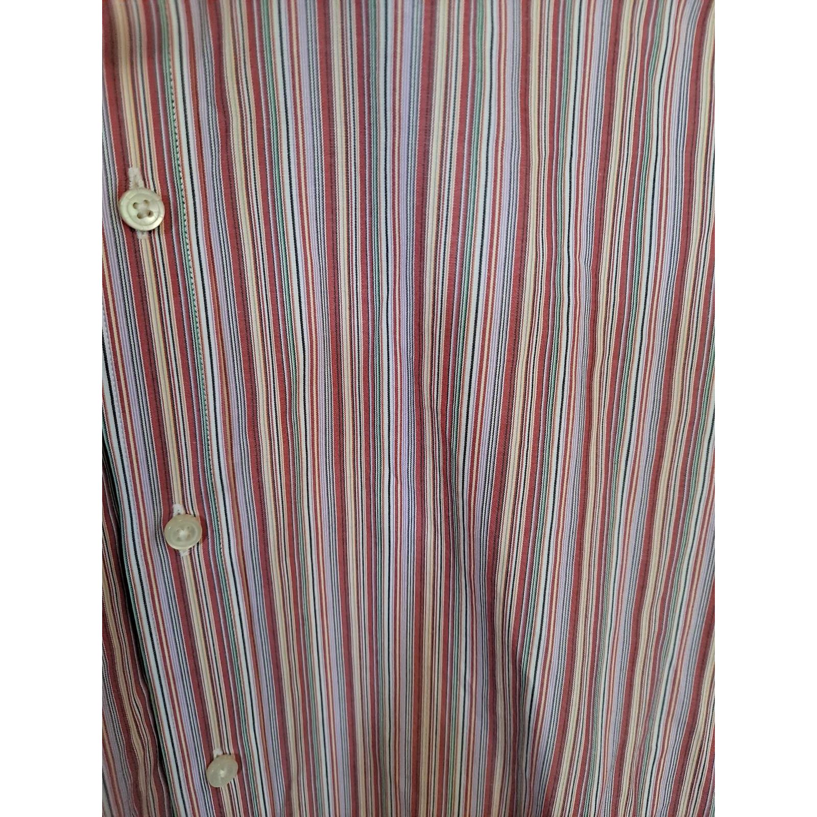 Tailorbyrd TailorByrd Colorful Striped Button Up Shirt Size Large Size US L / EU 52-54 / 3 - 2 Thumbnail