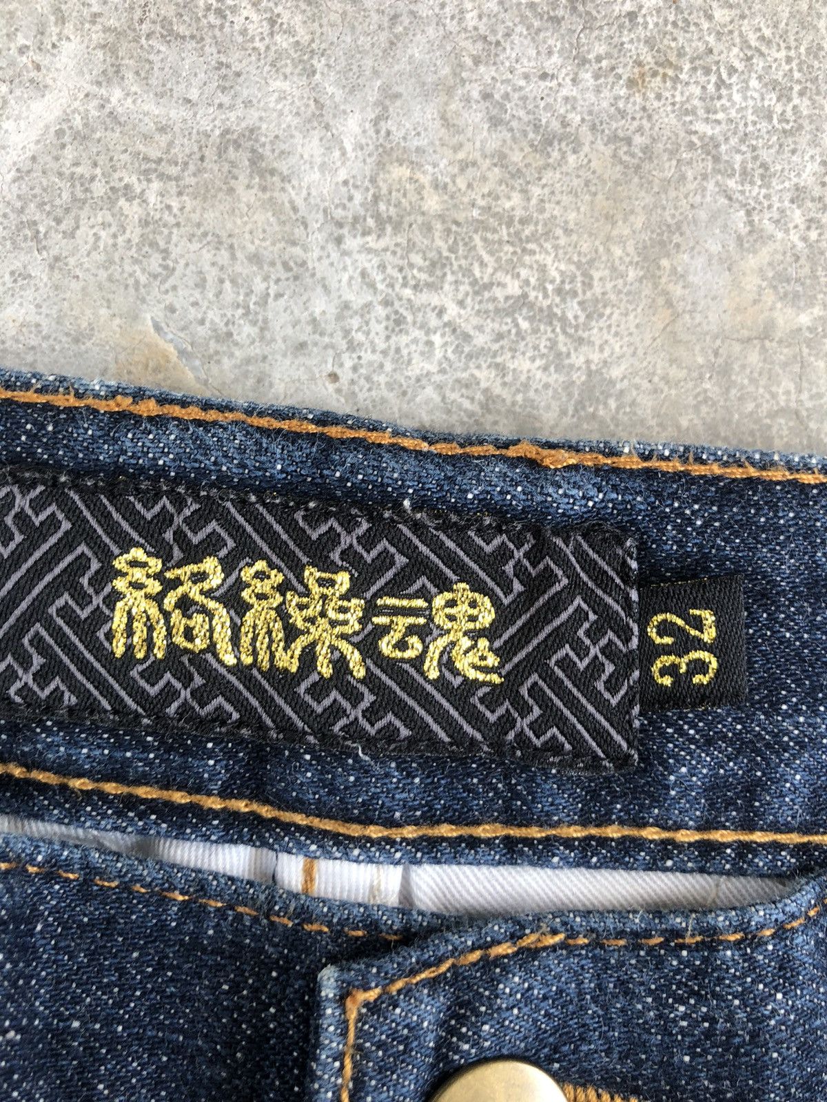 Karakuri Tamashii Karakuri Tamashii Embroidered Jeans Distressed Jeans Size US 32 / EU 48 - 17 Thumbnail